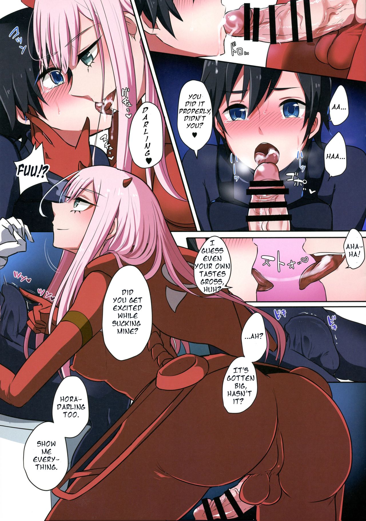 (Futaket 14) [Maltese (Runrun)] Boku ni Fureteyo nee, Darling (DARLING in the FRANXX) [English] 画像番号 8
