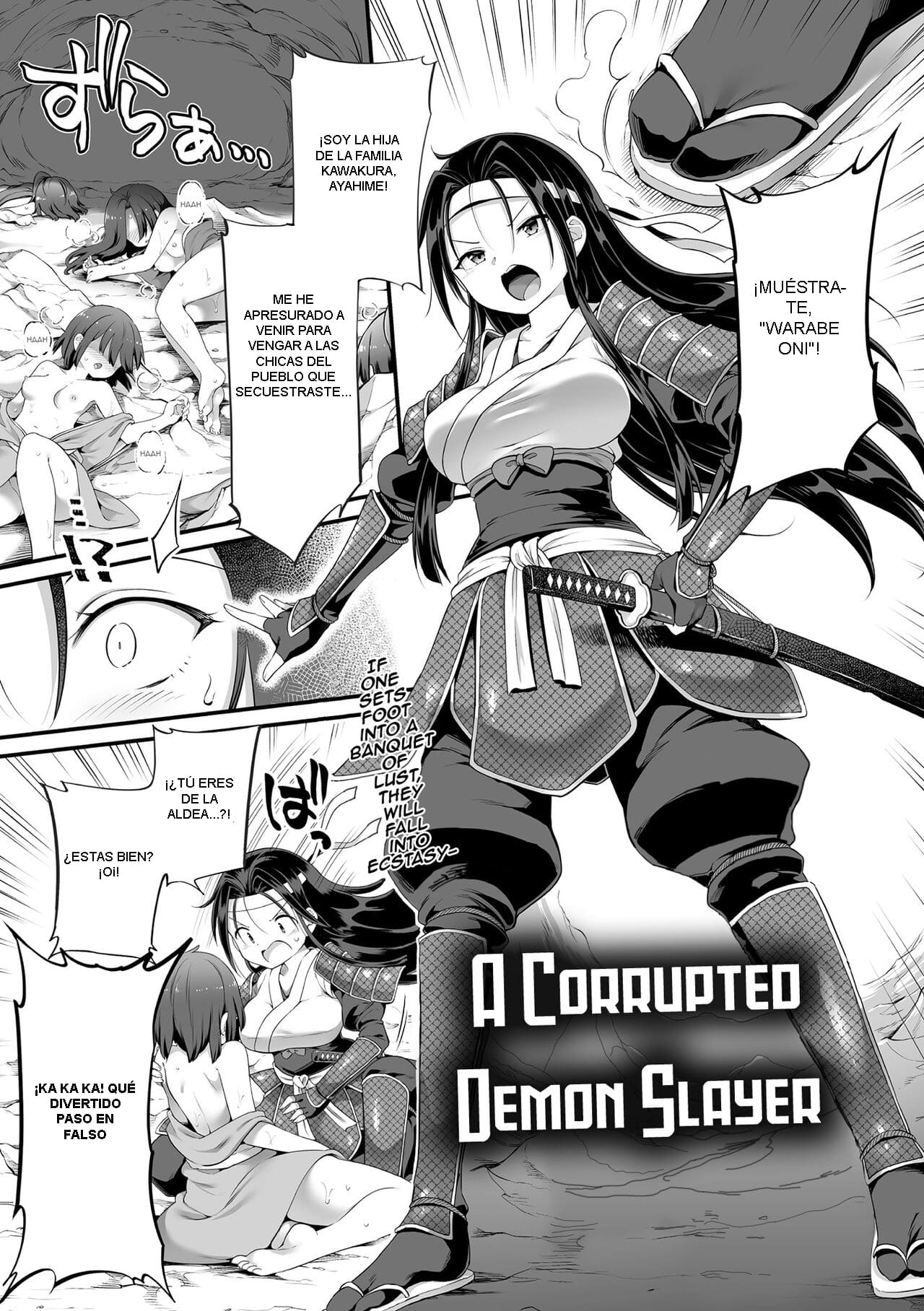[Harusame] Daraku ni Itaru Oni Taiji | A Corrupted Demon Slayer (2D Dream Magazine Vol. 116) [Spanish] [B.M.] [Digital] imagen número 1