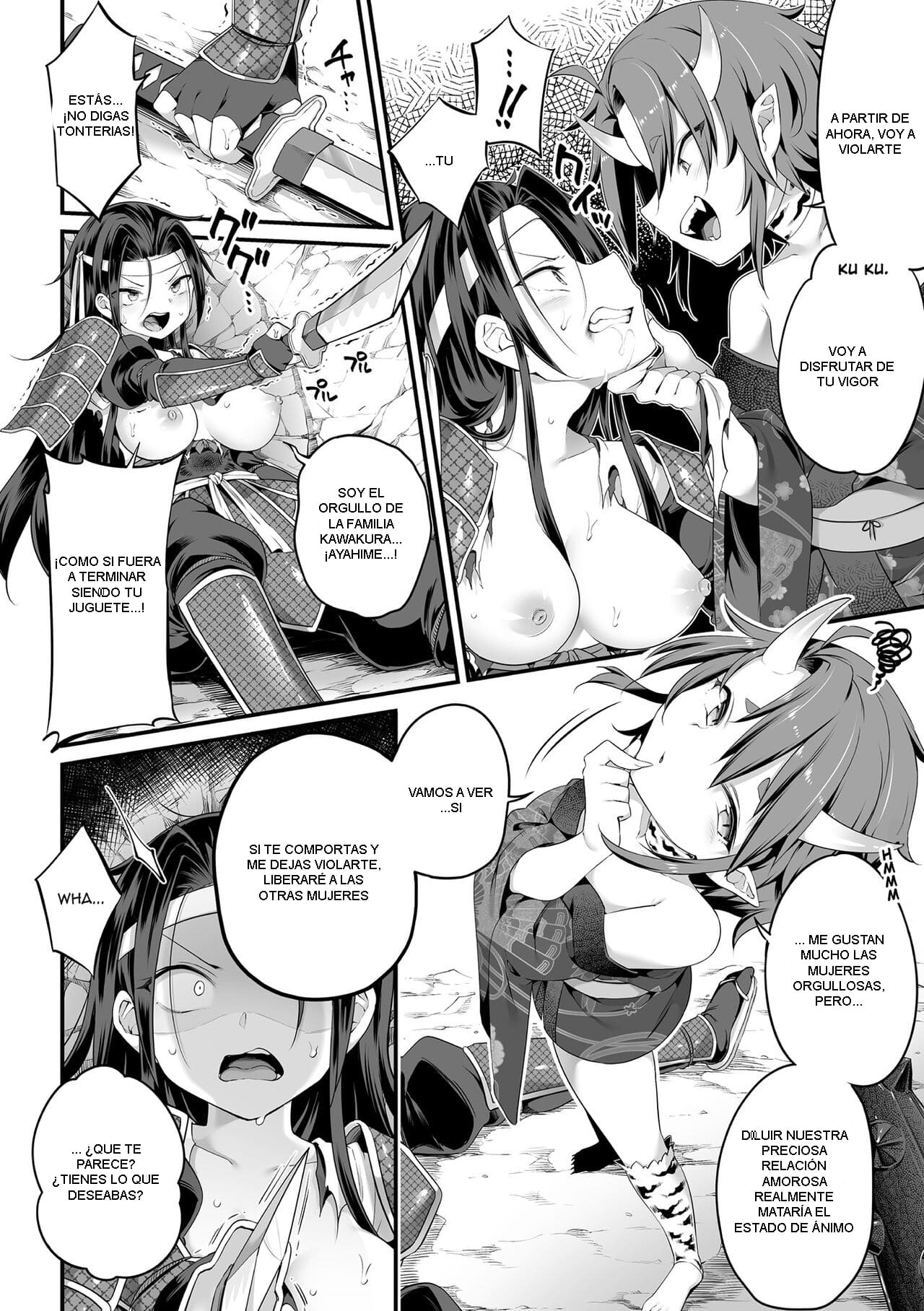 [Harusame] Daraku ni Itaru Oni Taiji | A Corrupted Demon Slayer (2D Dream Magazine Vol. 116) [Spanish] [B.M.] [Digital] imagen número 6