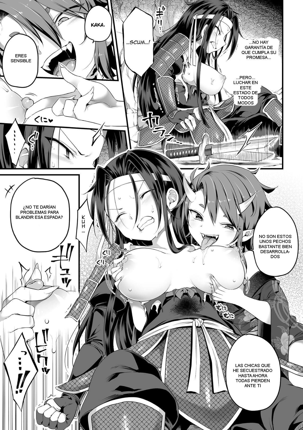 [Harusame] Daraku ni Itaru Oni Taiji | A Corrupted Demon Slayer (2D Dream Magazine Vol. 116) [Spanish] [B.M.] [Digital] imagen número 7