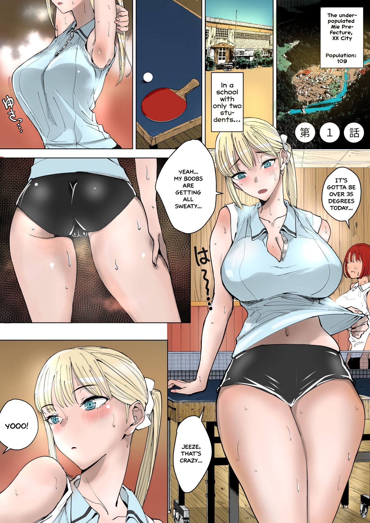 [Gensou Pump] Ecchi na Fuushuu ga Aru Kaso Shuuraku no Ohanashi | The Story of a Small Village With a Sexy Custom [English] [Colorized] [Decensored] image number 2