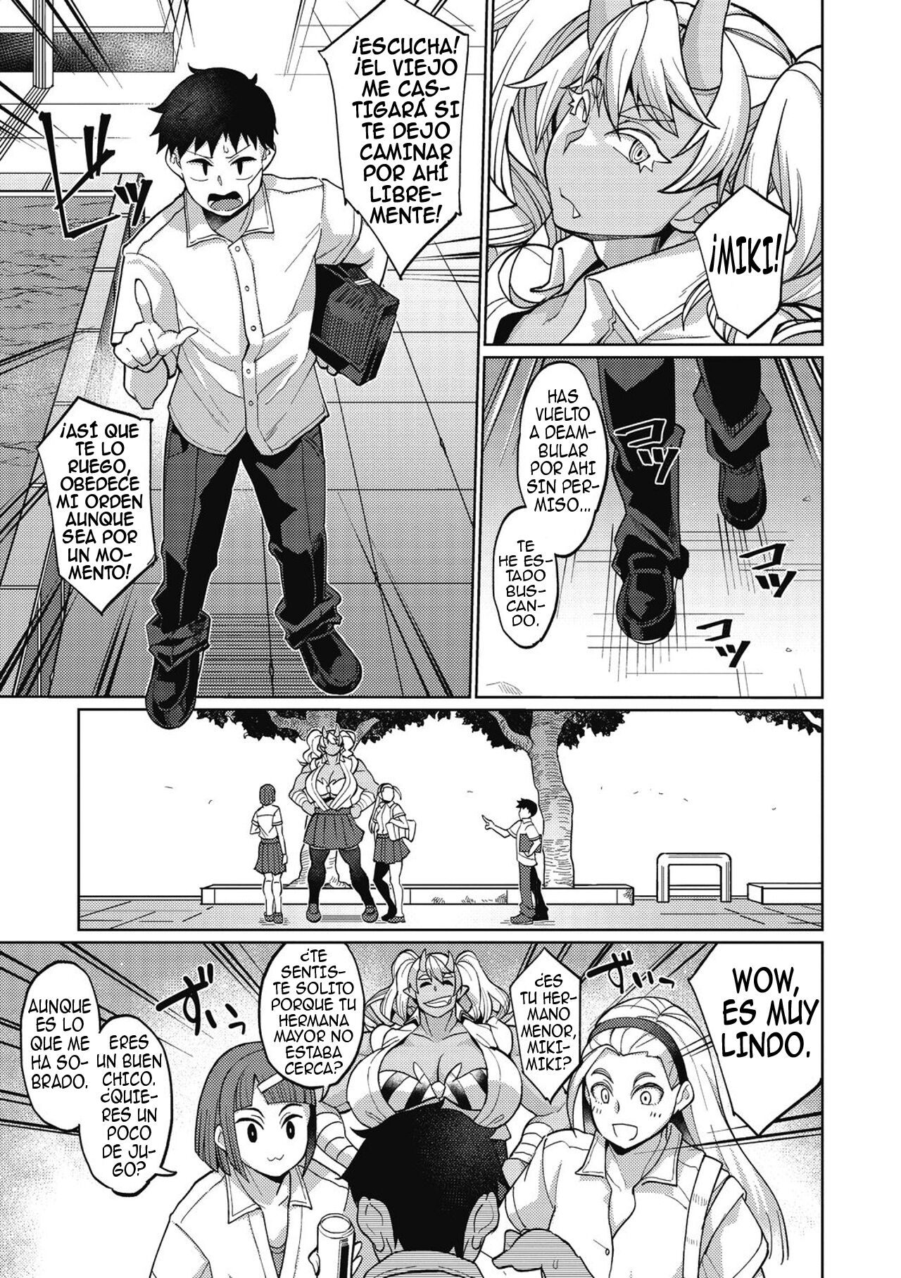 [Yumano Yuuki] Oni Musume no Aibou | Una Chica Oni Y Su Amado Companero (COMIC GAIRA Vol. 06) [Spanish] [Anime no Mansebia] image number 3