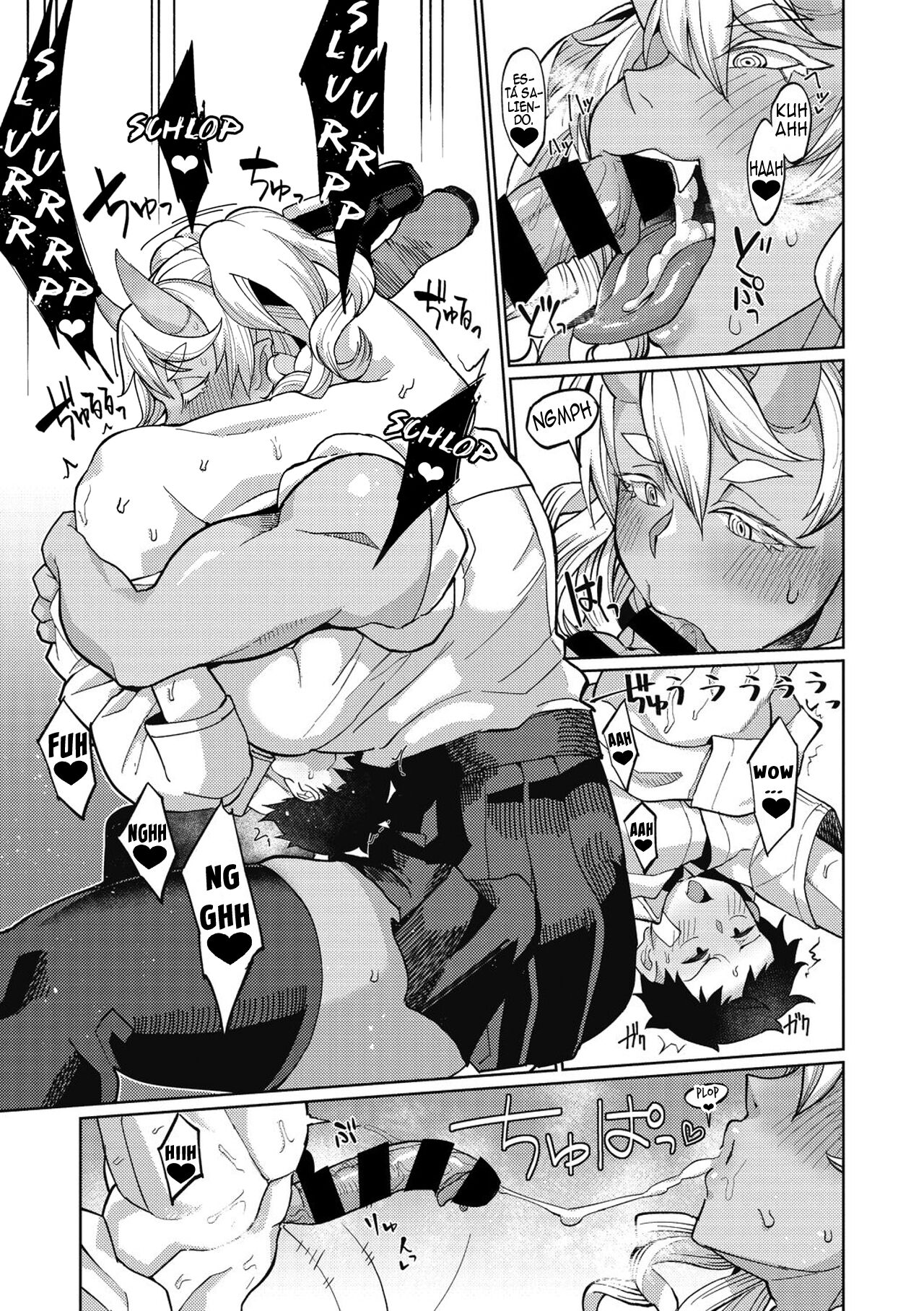 [Yumano Yuuki] Oni Musume no Aibou | Una Chica Oni Y Su Amado Companero (COMIC GAIRA Vol. 06) [Spanish] [Anime no Mansebia] image number 11