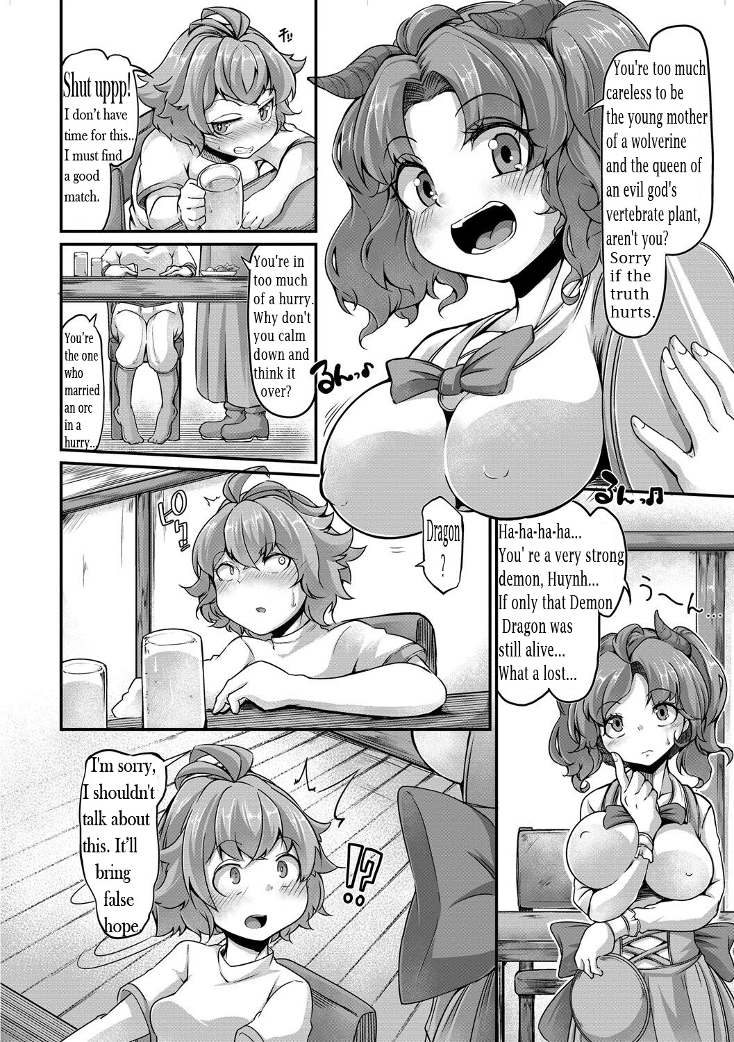 [Okuva] Fukkou!? Ishu Kouhai -Mazoku to Ningen no Kyousei Jidai- 8-wa [English] numero di immagine  4