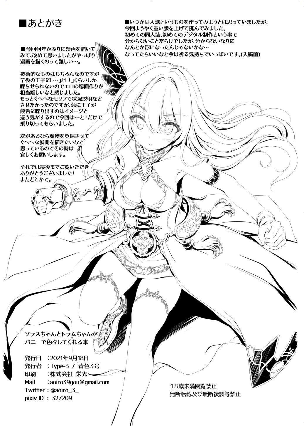 [Type-3] Solais-chan to Tram-chan ga Bunny de Iroiro Shitekureru Hon (Sennen Sensou Aigis) [Digital] 이미지 번호 27