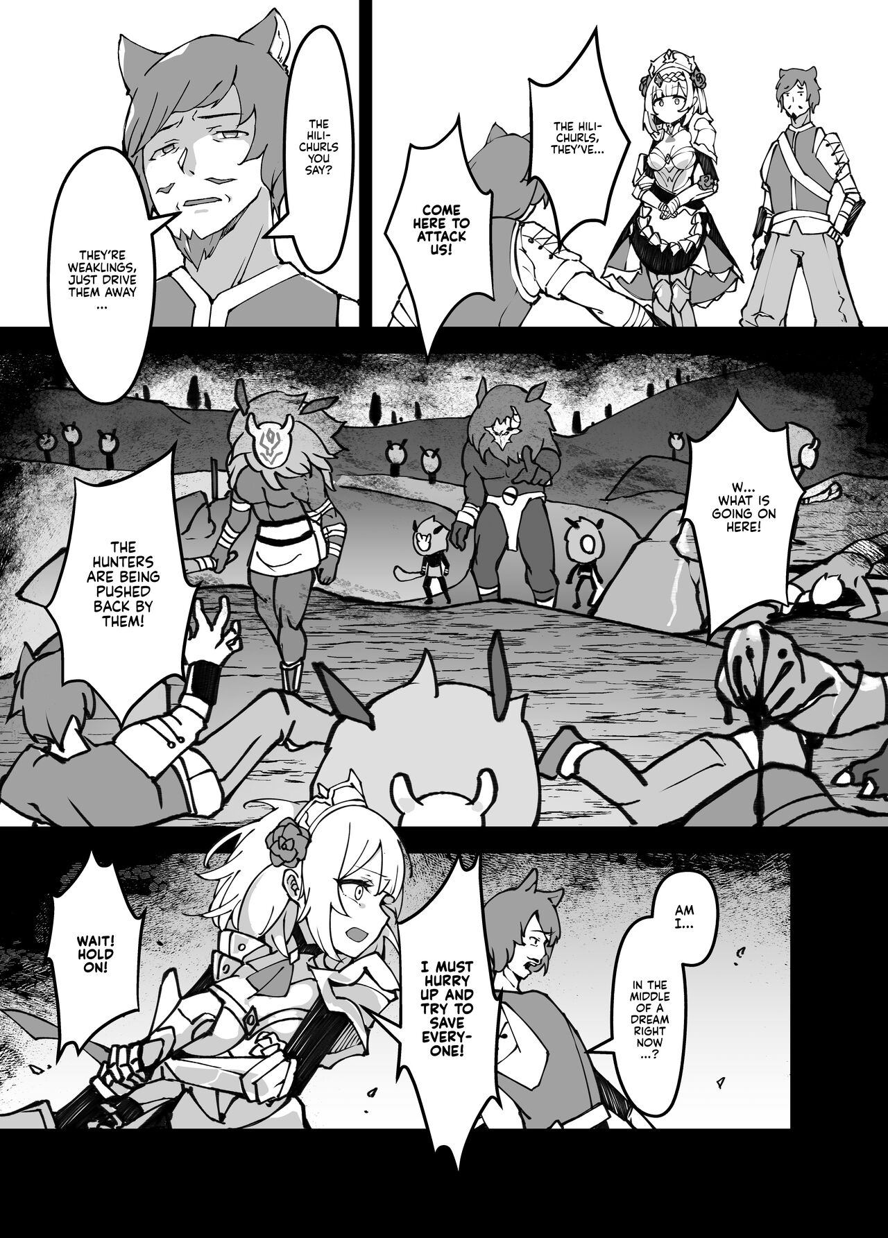 [Karouke (Karou)] The Attack of the Hilichurls II ~The Invasion's Prelude~ Noelle,Chivalric Blossom that withered~ (Genshin Impact) [English] [Kyuume] [Digital] 10eme image