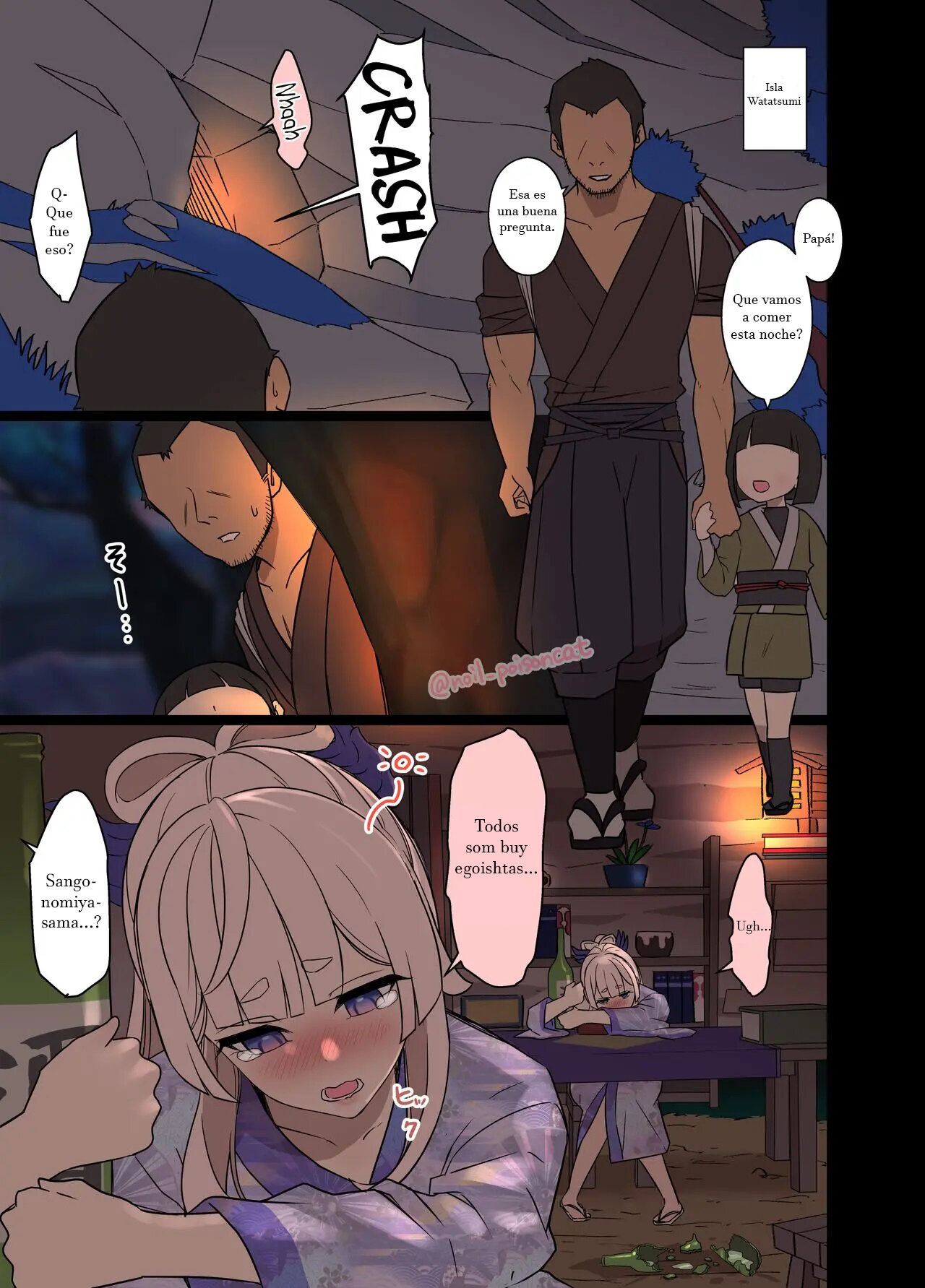 [Dokuneko Noil] Deisui Shita Sangonomiya Kokomi ni Warui Koto o Suru Hanashi (Genshin Impact) [Spanish] imagen número 2