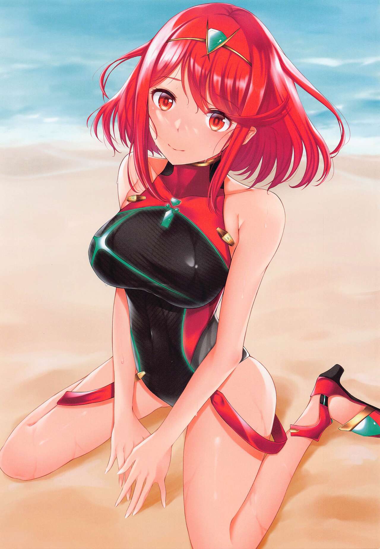 (C100) [astemio (TaKe)] Seihai-san no Himegoto 2 (Xenoblade Chronicles 2) imagen número 2