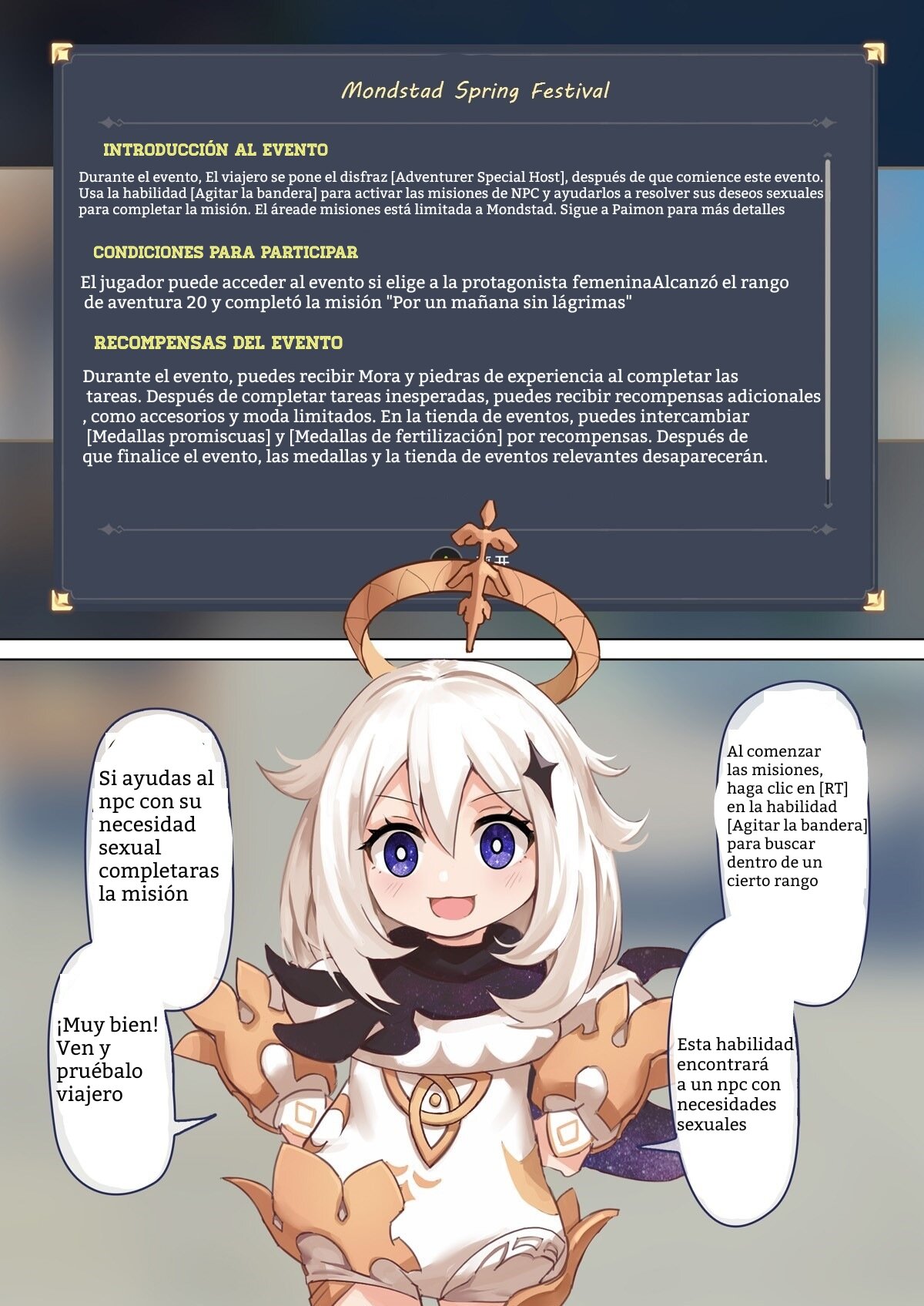 [VYCMa] Mondstadt Hot Springs Festival Act 1 (Genshin Impact) [Spanish] 이미지 번호 5