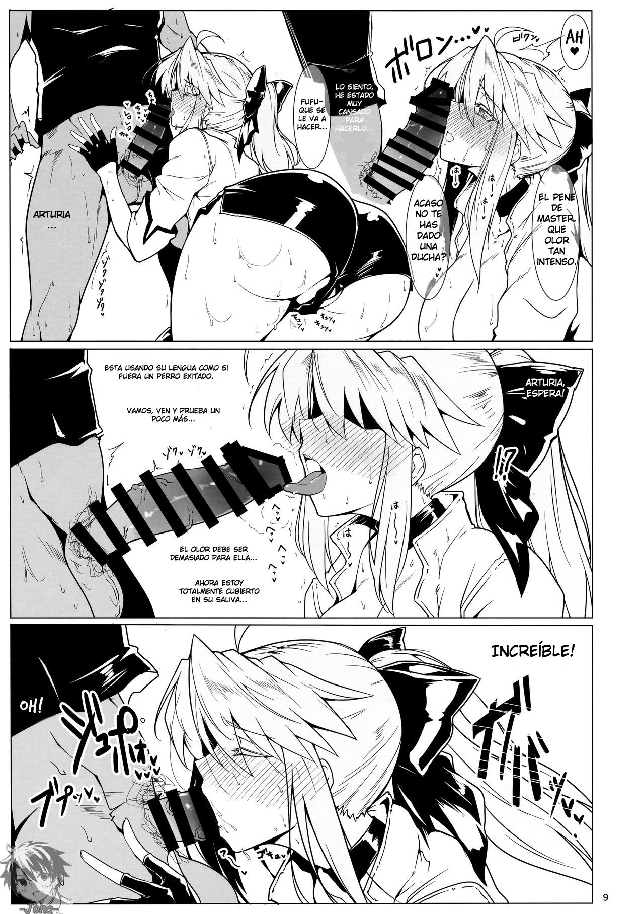 (C94) [Hokkebain! (Halcon)] Ore no Kishiou ga Konna ni Race Queen na Wake ga Nai (Fate/Grand Order) [Spanish] image number 8