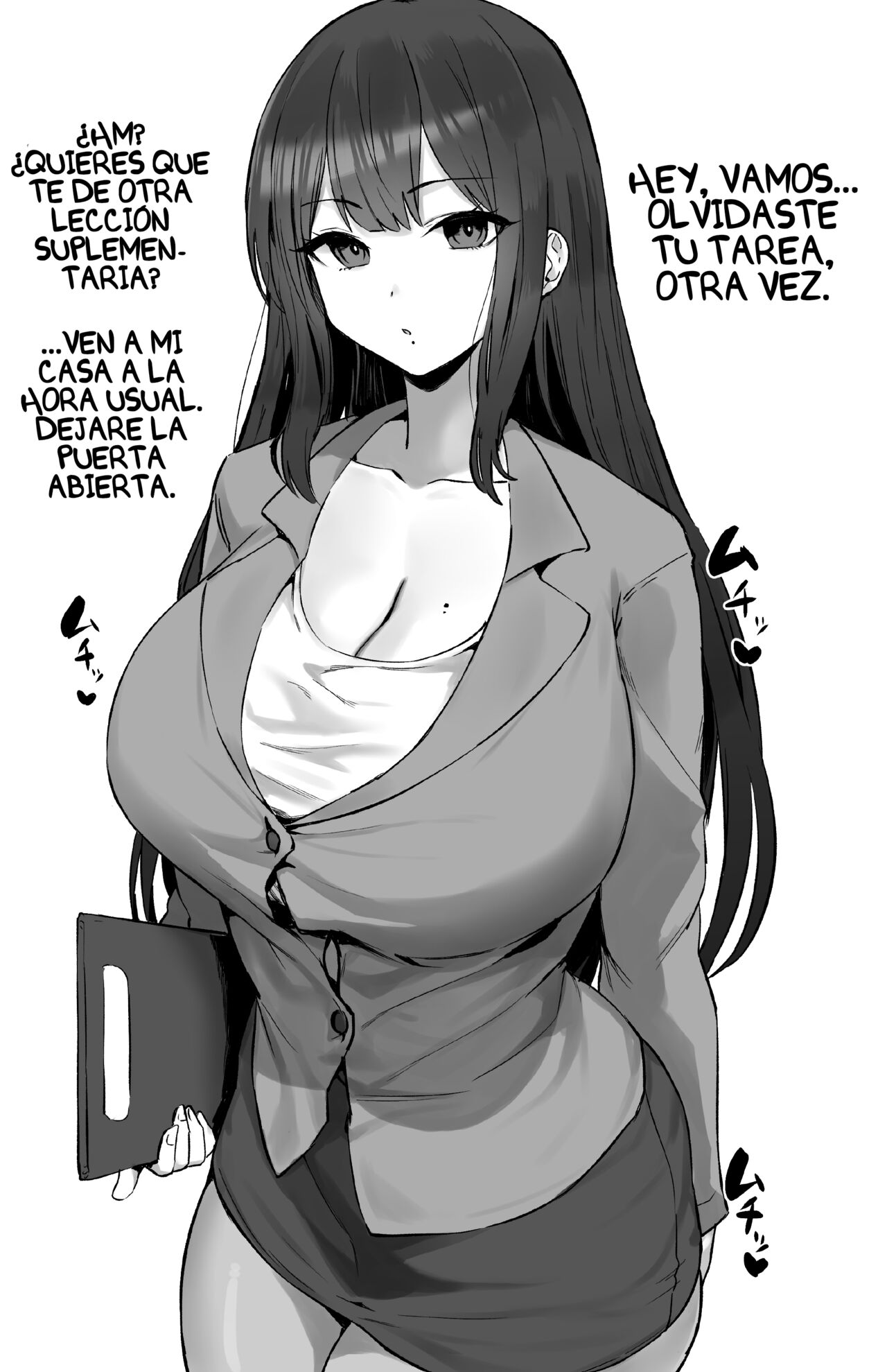 [Hotate-chan] Muchimuchi Sensei | Maestra Voluptuosa [Spanish] 이미지 번호 8