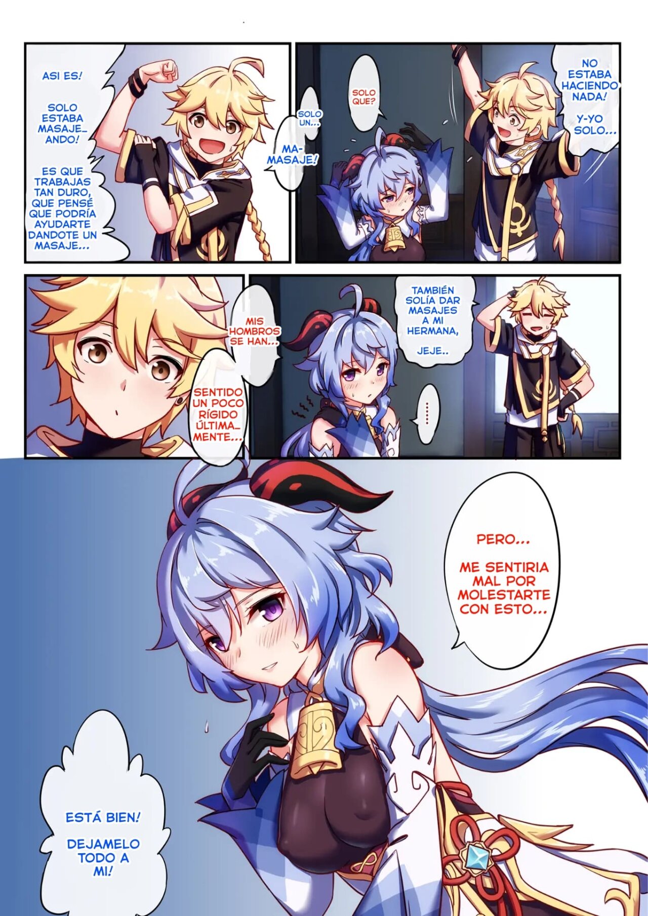 [Longbow Flintlock] Ganyu to no Zangyou | Trabajando horas extras con Ganyu (Genshin Impact) [Spanish] numero di immagine  4