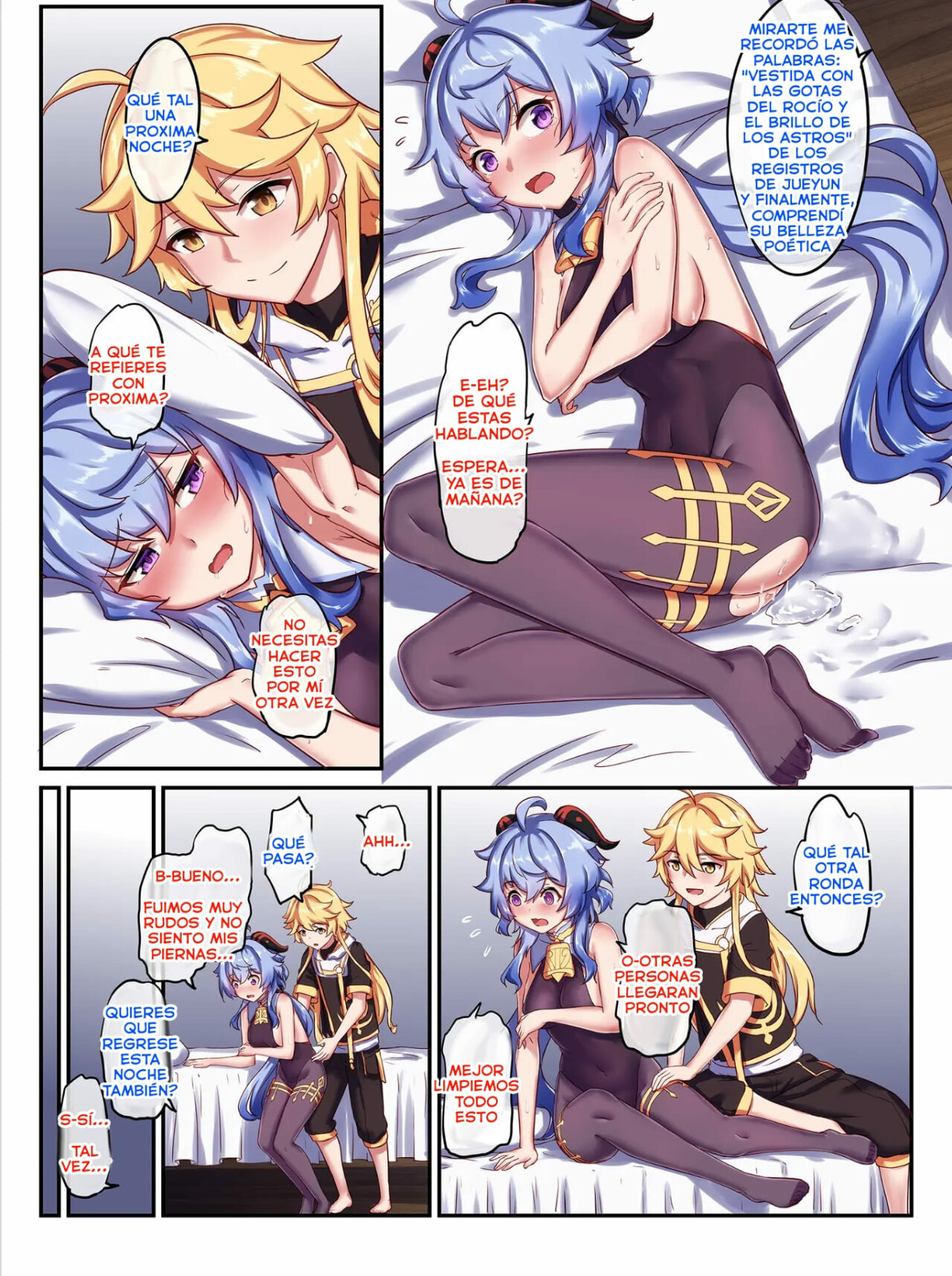 [Longbow Flintlock] Ganyu to no Zangyou | Trabajando horas extras con Ganyu (Genshin Impact) [Spanish] numero di immagine  21