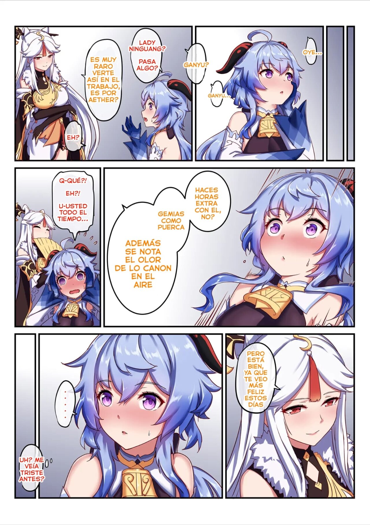 [Longbow Flintlock] Ganyu to no Zangyou | Trabajando horas extras con Ganyu (Genshin Impact) [Spanish] numero di immagine  22