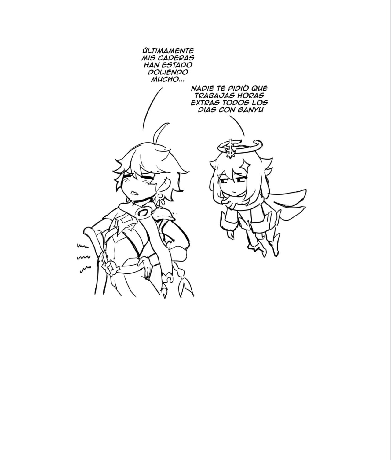 [Longbow Flintlock] Ganyu to no Zangyou | Trabajando horas extras con Ganyu (Genshin Impact) [Spanish] numero di immagine  23