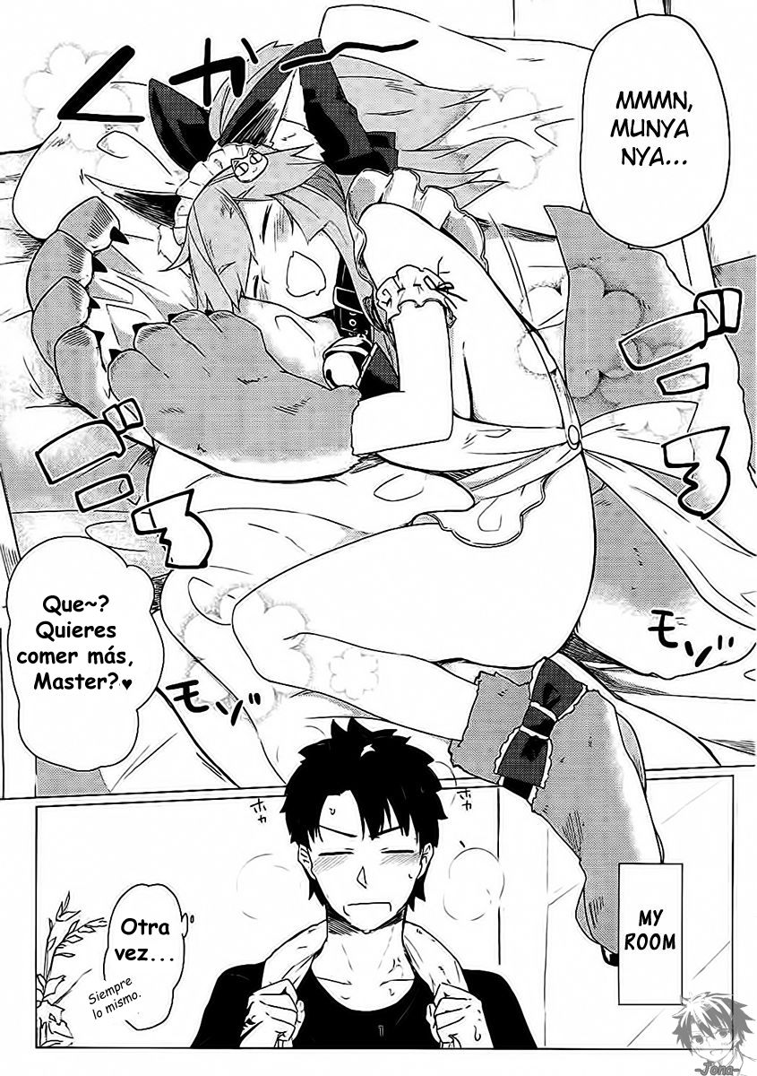 (Bokura no Grand Order) [Katamimi Headphone (Ariyoshi Gen)] Neta Neko ni Sawaru Bekarazu. (Fate/Grand Order) [Spanish] 图片编号 2