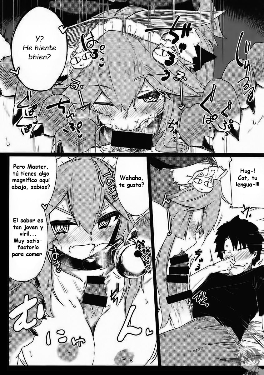 (Bokura no Grand Order) [Katamimi Headphone (Ariyoshi Gen)] Neta Neko ni Sawaru Bekarazu. (Fate/Grand Order) [Spanish] 图片编号 9