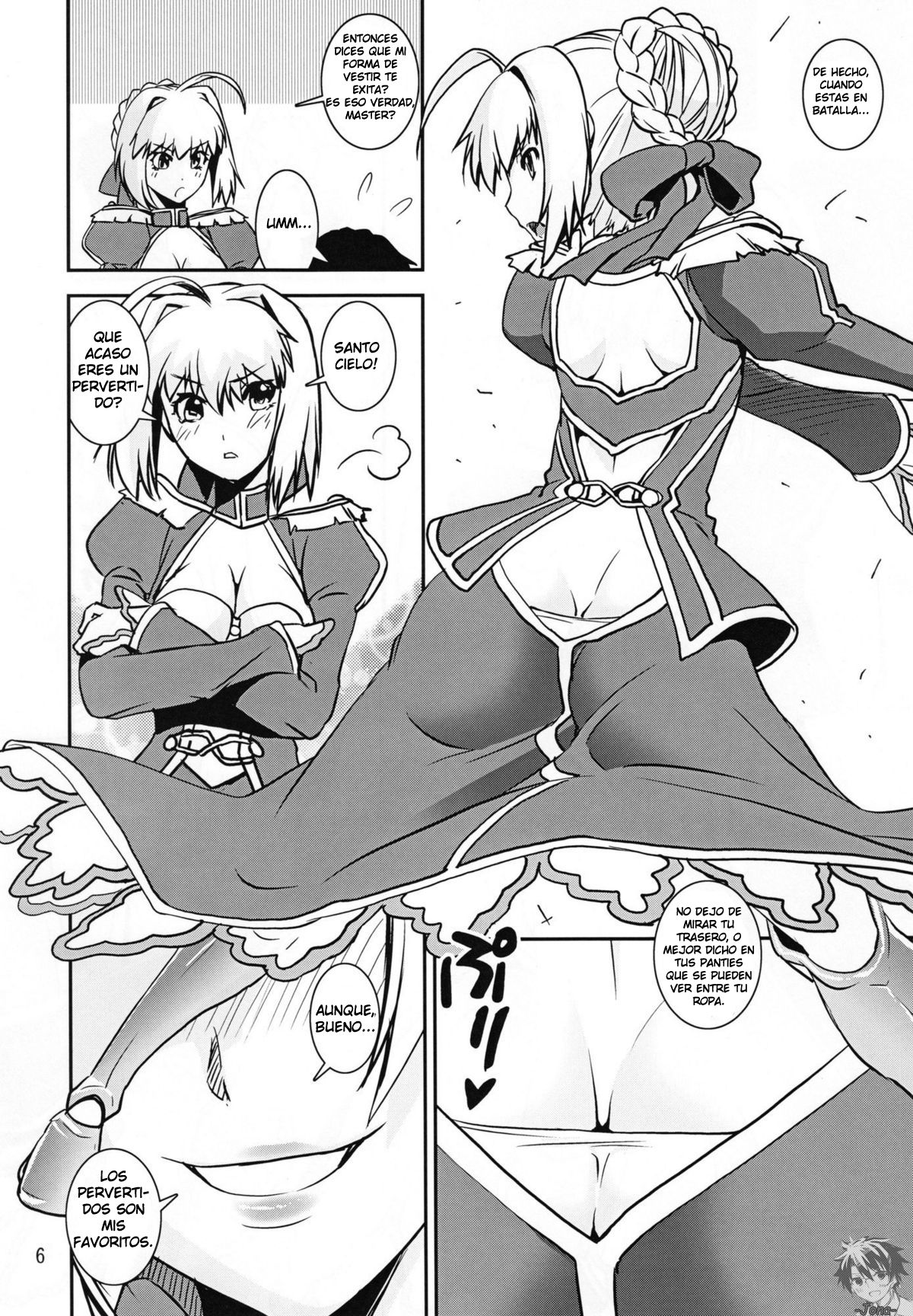(C79) [KATAMARI-YA (Kanetsuki Masayoshi, Shinama)] Pantsu Koutei R | Panties Emperor R (Fate/EXTRA) [Spanish] 이미지 번호 5