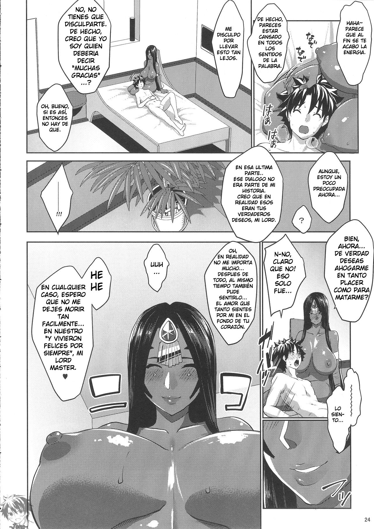 (C92) [Nanatsu no Kagiana (Nanakagi Satoshi)] Fuya no Nemonogatari | One Thousand and One Sleepless Nights (Fate/Grand Order) [Spanish] image number 22