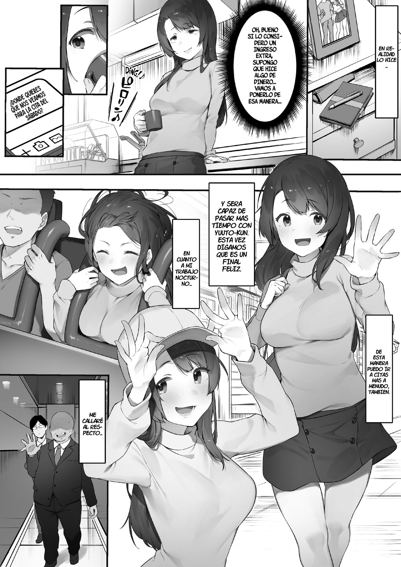 [Nigiri Usagi] Karui Kimochi de Kyabajou ni Natta Kekka | When You Start Working as a Hostess Without Setting Boundaries [Spanish] изображение № 3