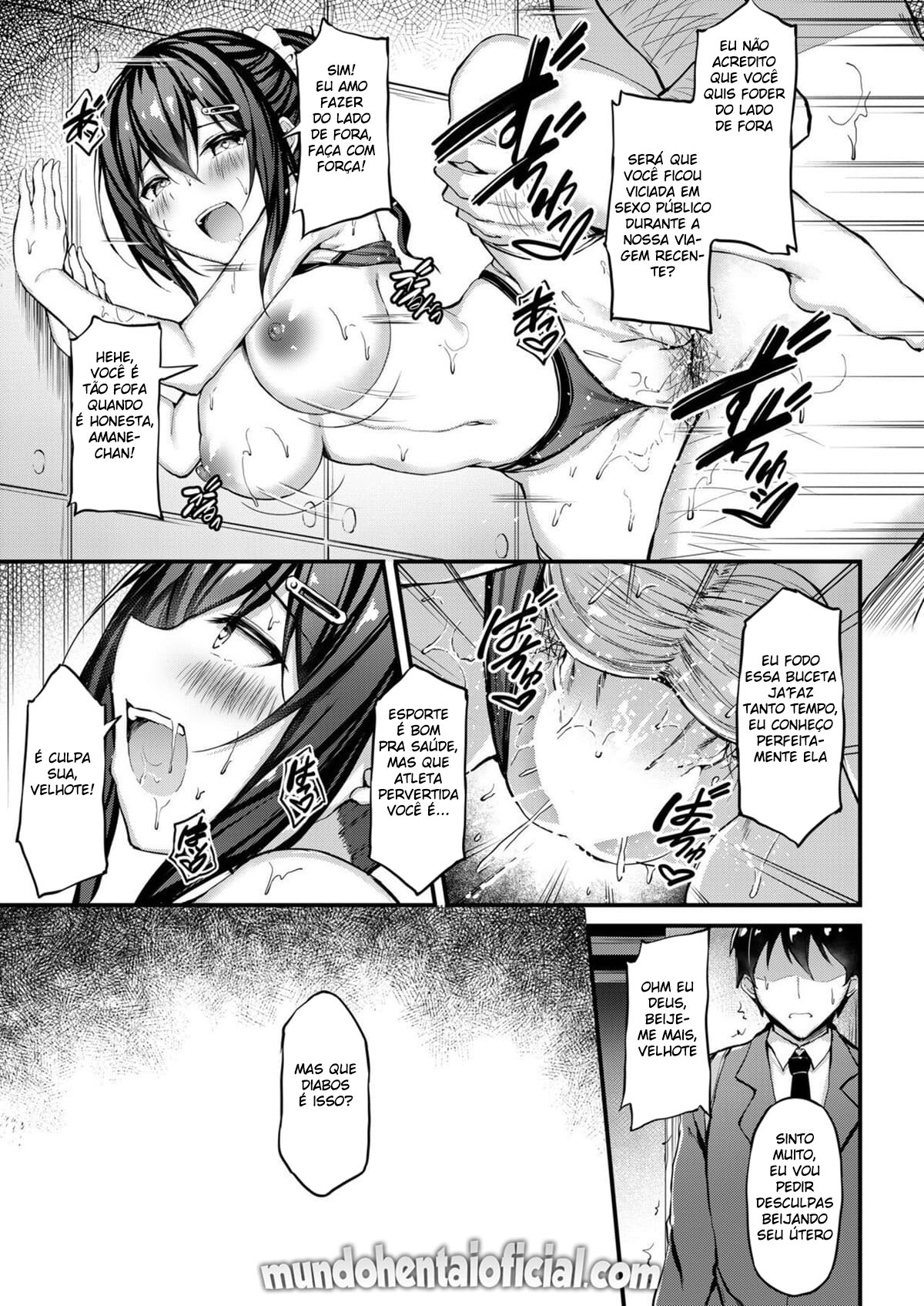 [Mofurentei (Xe)] Kanojo ga Separate o Matou Riyuu - Sakasama no Aiyoku to Uwaki Onsen Ryokou- [Portuguese] imagen número 23
