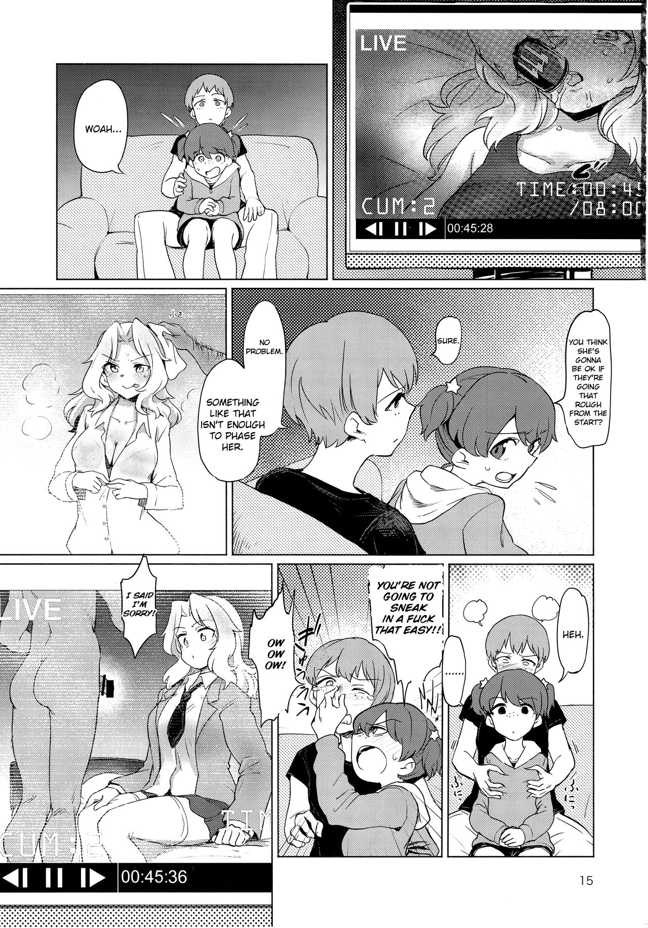 (C93) [Yakitate Jamaica (Aomushi)] Renzoku Taikyuu 8-jikan: Okay-san ga 8-jikan Buttooshi de Taikyuu Ecchi Suru Hon | 8 Hours Non-Stop Endurance: Kay Endures 8 Straight Hours of Non-Stop Sex (Girls und Panzer) [English] =7BA= 画像番号 15