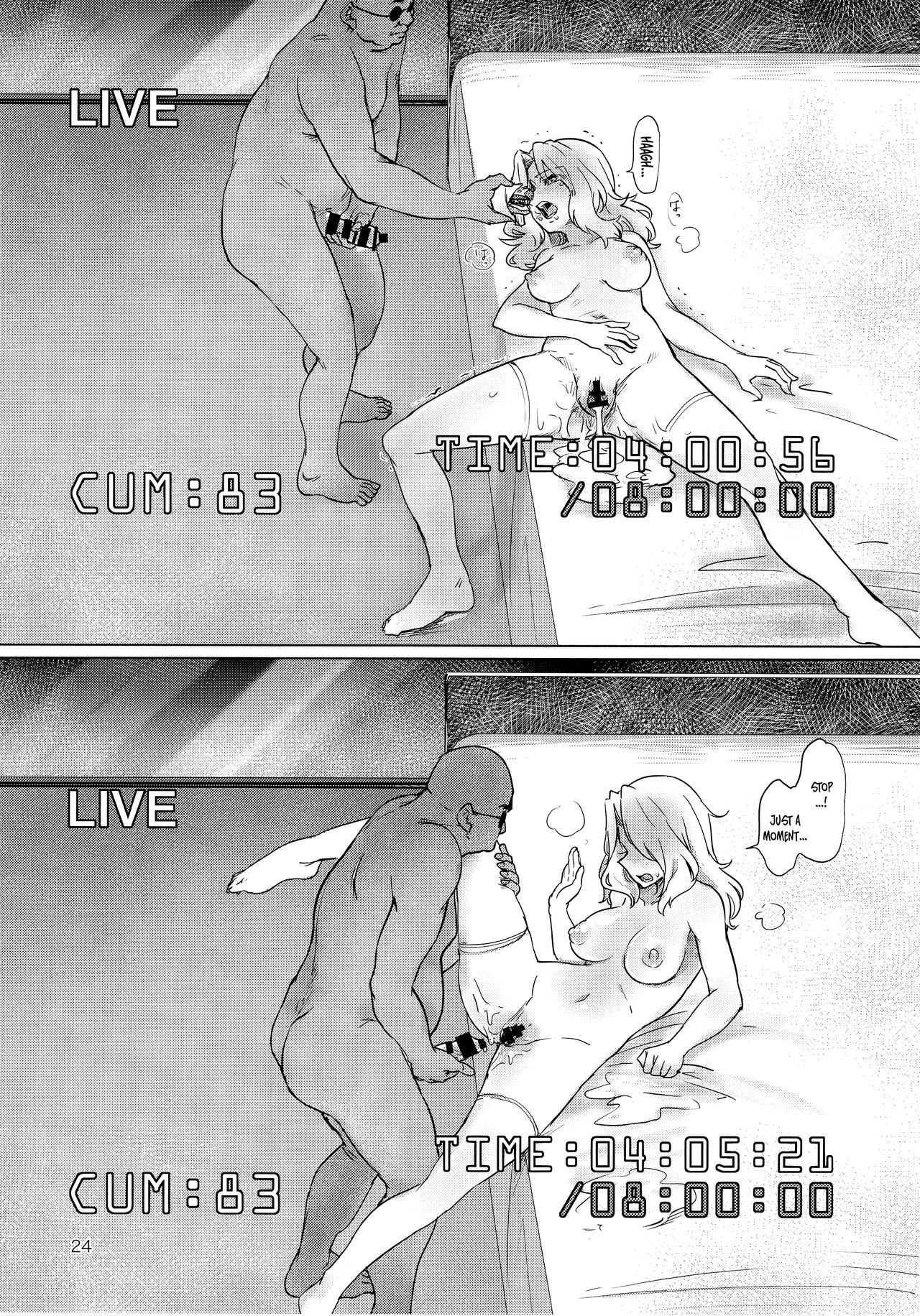 (C93) [Yakitate Jamaica (Aomushi)] Renzoku Taikyuu 8-jikan: Okay-san ga 8-jikan Buttooshi de Taikyuu Ecchi Suru Hon | 8 Hours Non-Stop Endurance: Kay Endures 8 Straight Hours of Non-Stop Sex (Girls und Panzer) [English] =7BA= 画像番号 24