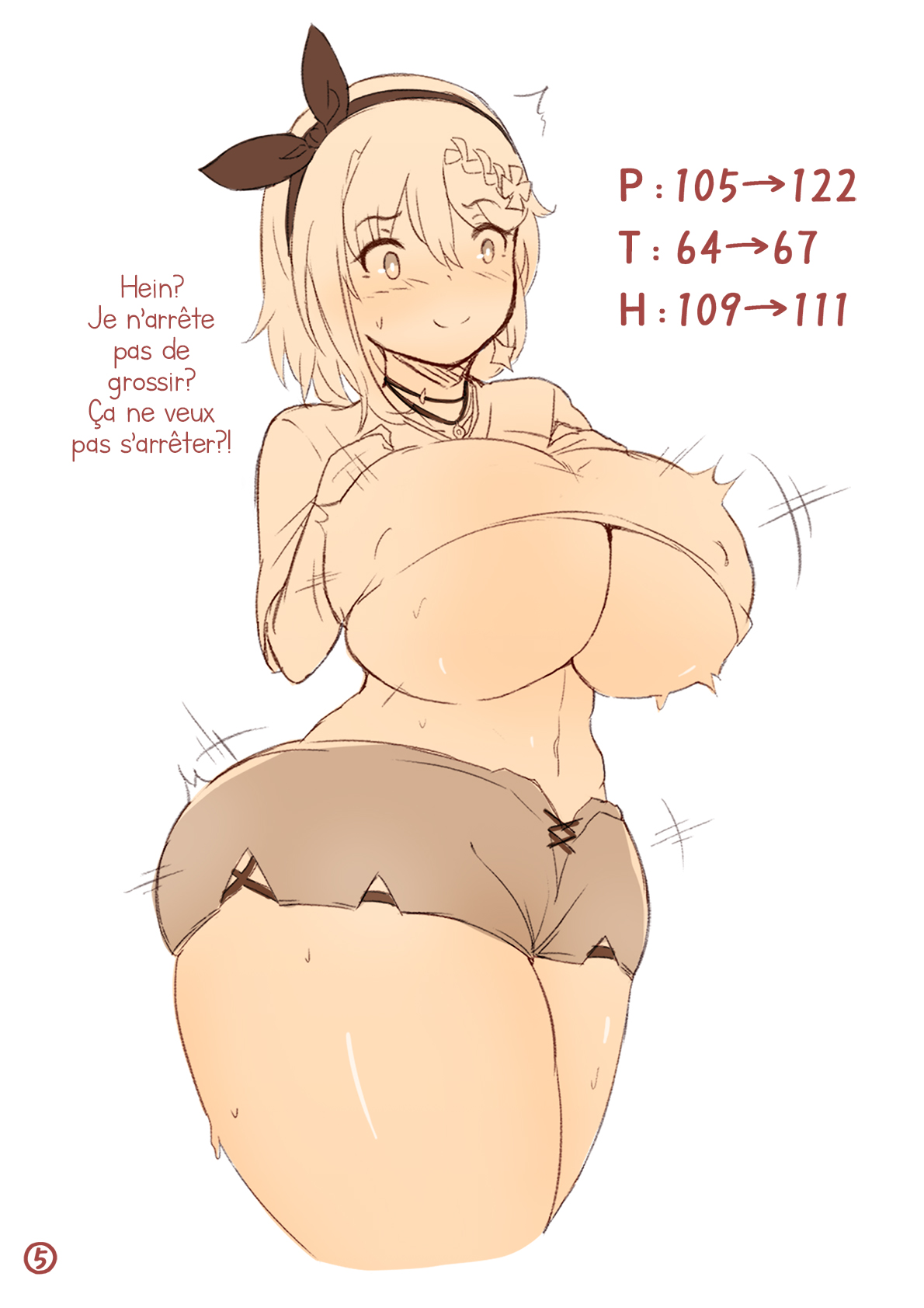 [Teruwo] Ryza ga Nice Body ni Naru Kusuri o Nondara Yosou Ijou ni Seichou shite shimatta E (Ryza no Atelier) (french) 图片编号 5