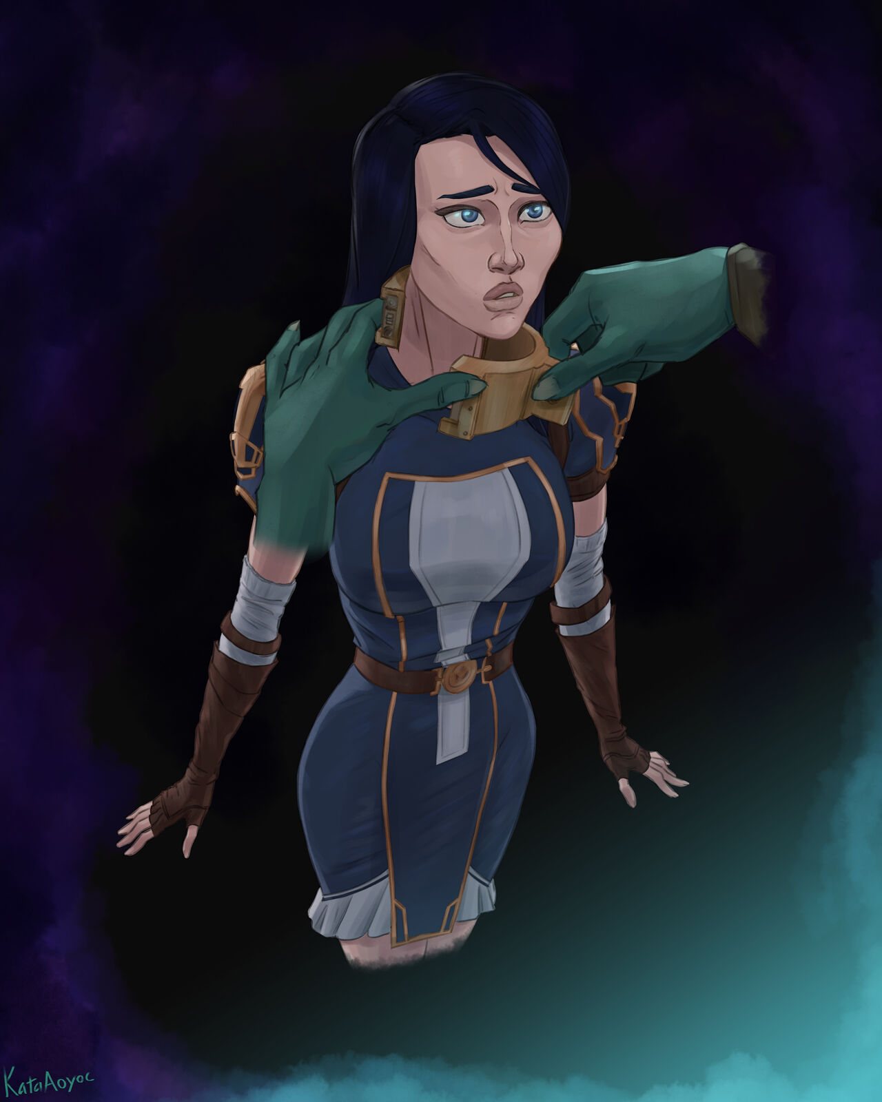 [Kataaoyoc]凯瑟琳的卧底任务(djsymq机翻汉化) Caitlyn Undercover (Arcane) 画像番号 6