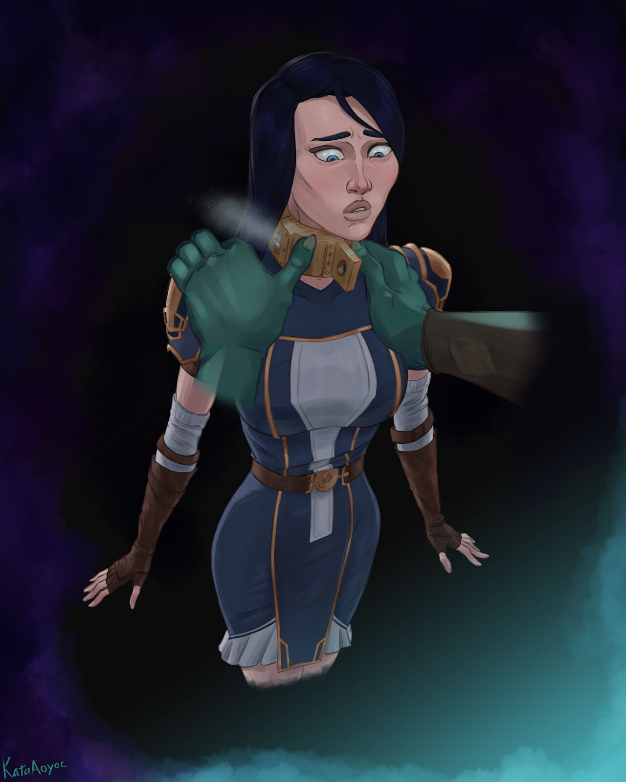 [Kataaoyoc]凯瑟琳的卧底任务(djsymq机翻汉化) Caitlyn Undercover (Arcane) 画像番号 7