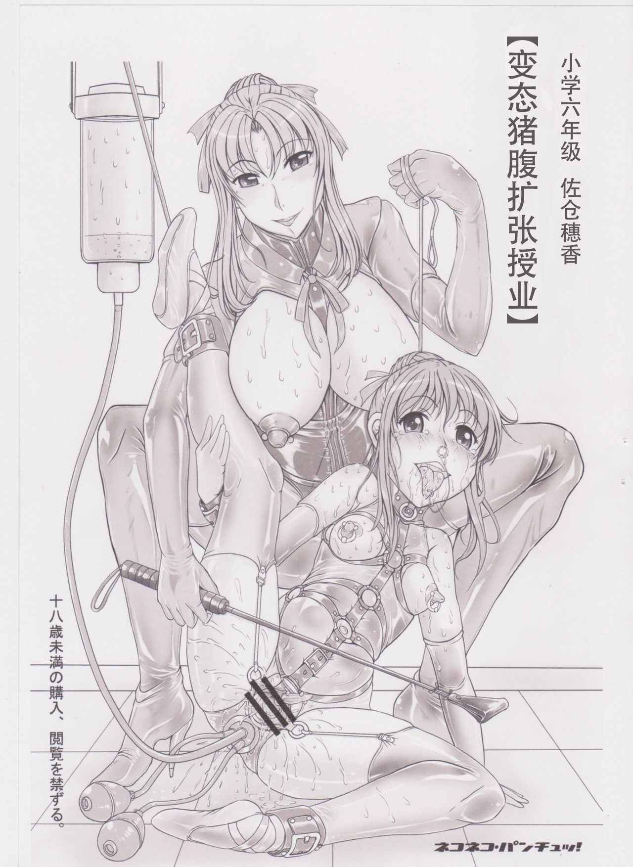 Nekoneko Panchu! (Nekoneko Panchu) [Private Momoka Jogakuin] 6th grade elementary school Honoka Sakurai [Hentai pig belly expansion lesson] (Chinese) Bildnummer 1