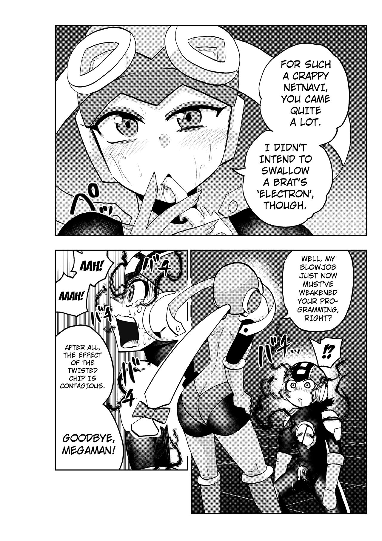 [23-ji Shuugyou (Yoshiguchi Song)] dark rolling (Rockman.EXE) [English] [Kuraudo] [Digital] numero di immagine  15