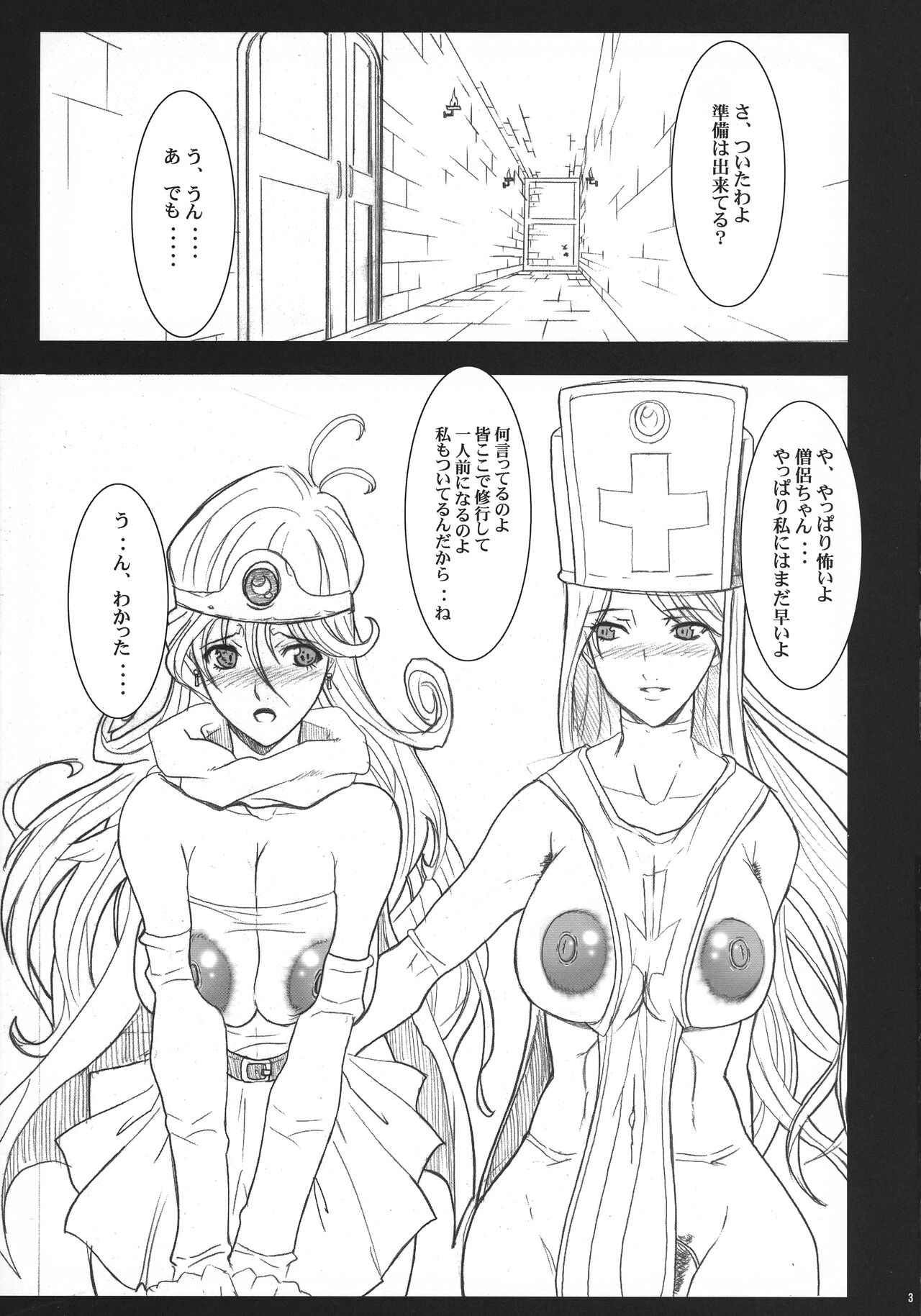 (C68) [Youkai Tamanokoshi (CHIRO)] D&Q II (Dragon Quest III) image number 3