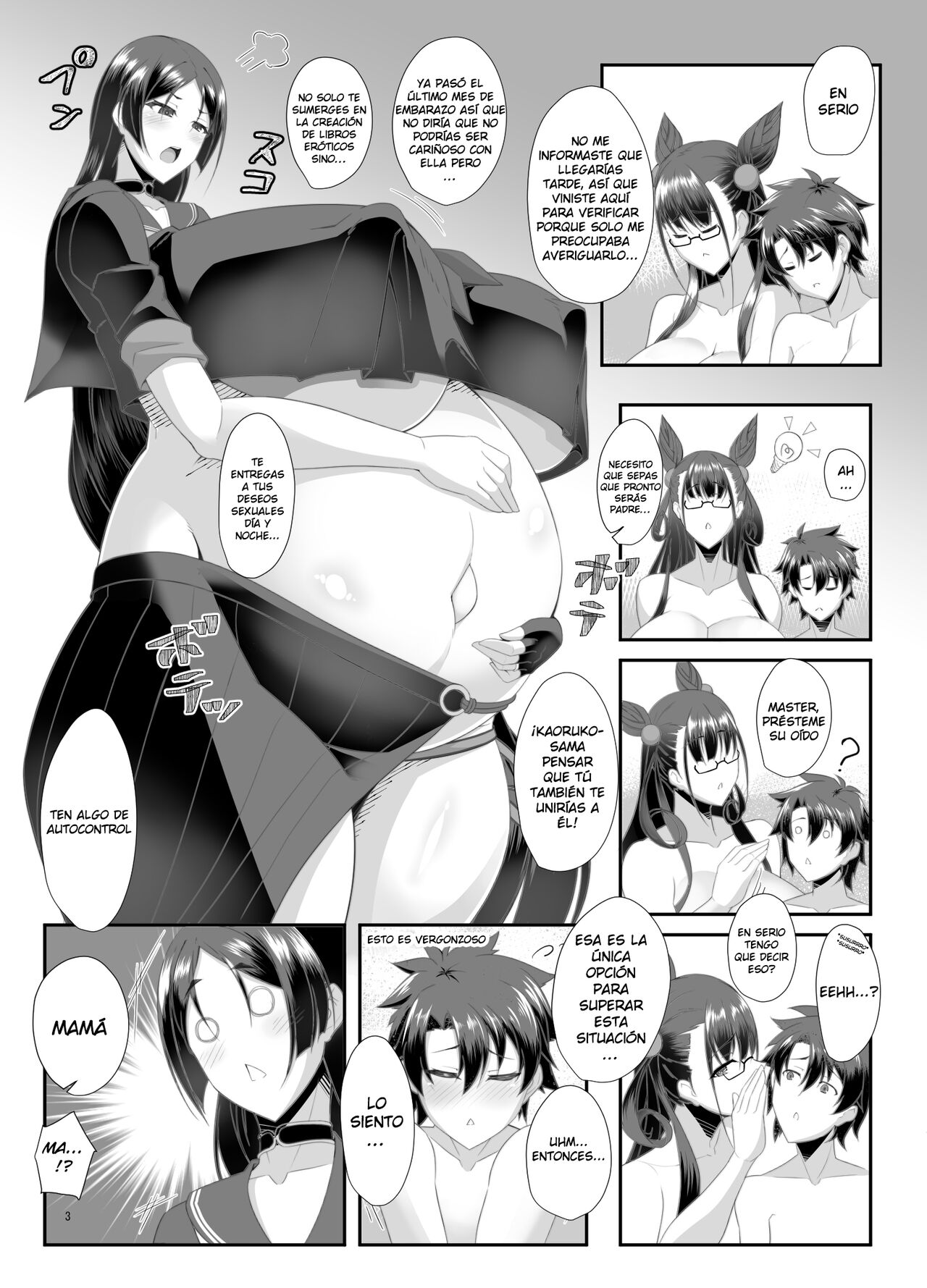 (COMIC1☆20) [IRON FIN (Tethubire)] Ushi Haha to Hitomi Au (Fate Grand Order) [Allen Translations] [Spanish] 이미지 번호 3