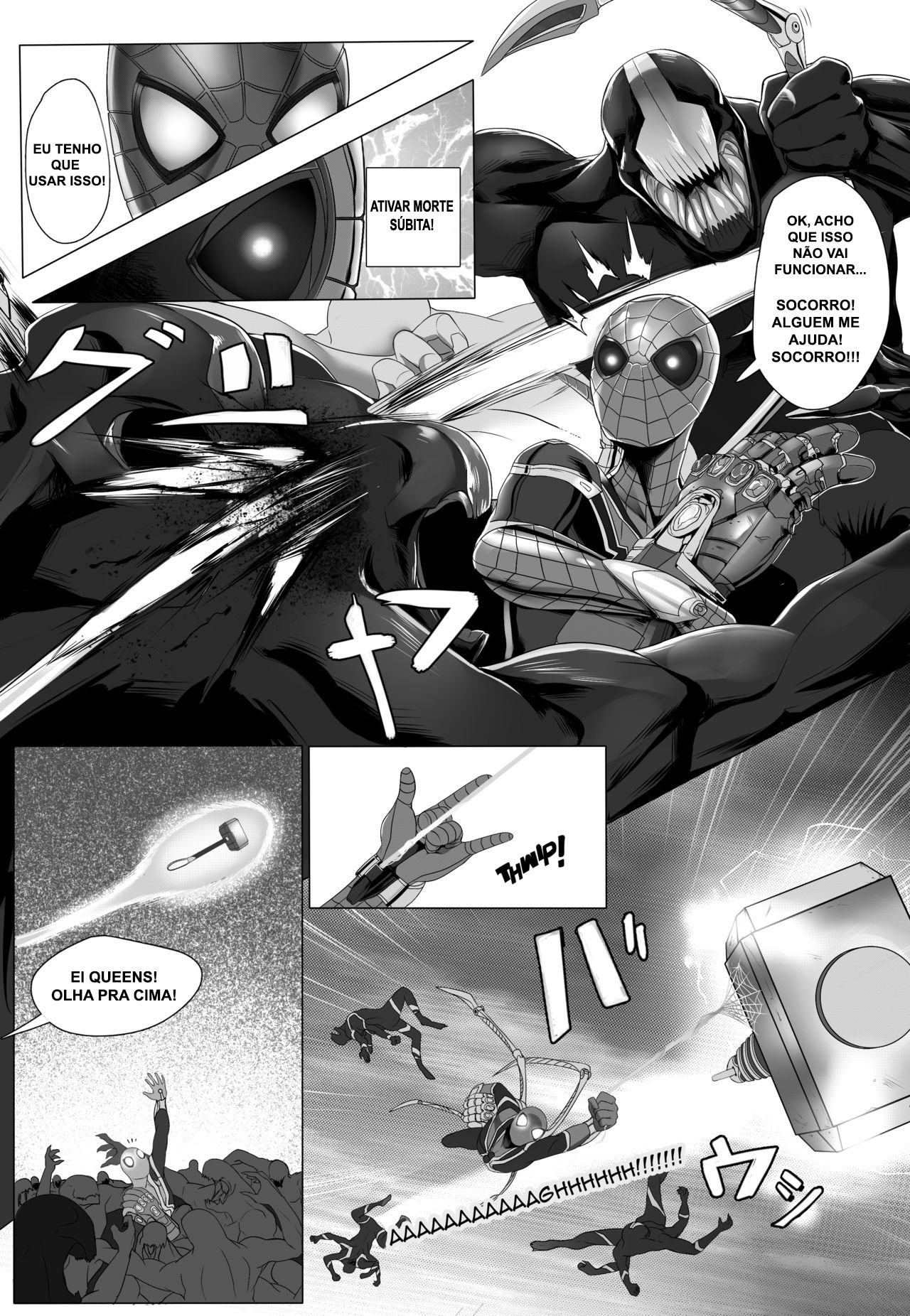''Tem Algo Para Mim?'' [Vingadores Ultimato] [Doujinshi] by Xkit (Traduzido por @ApenasU73517261) image number 3