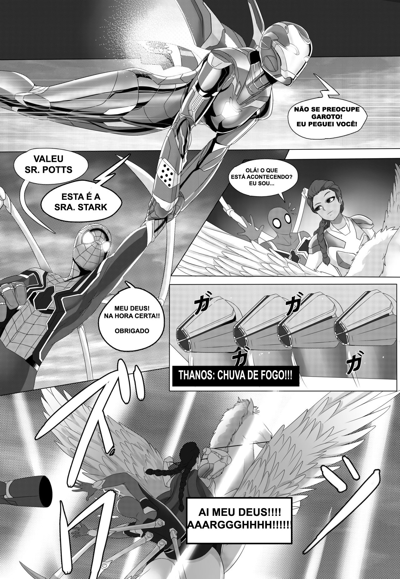 ''Tem Algo Para Mim?'' [Vingadores Ultimato] [Doujinshi] by Xkit (Traduzido por @ApenasU73517261) image number 4