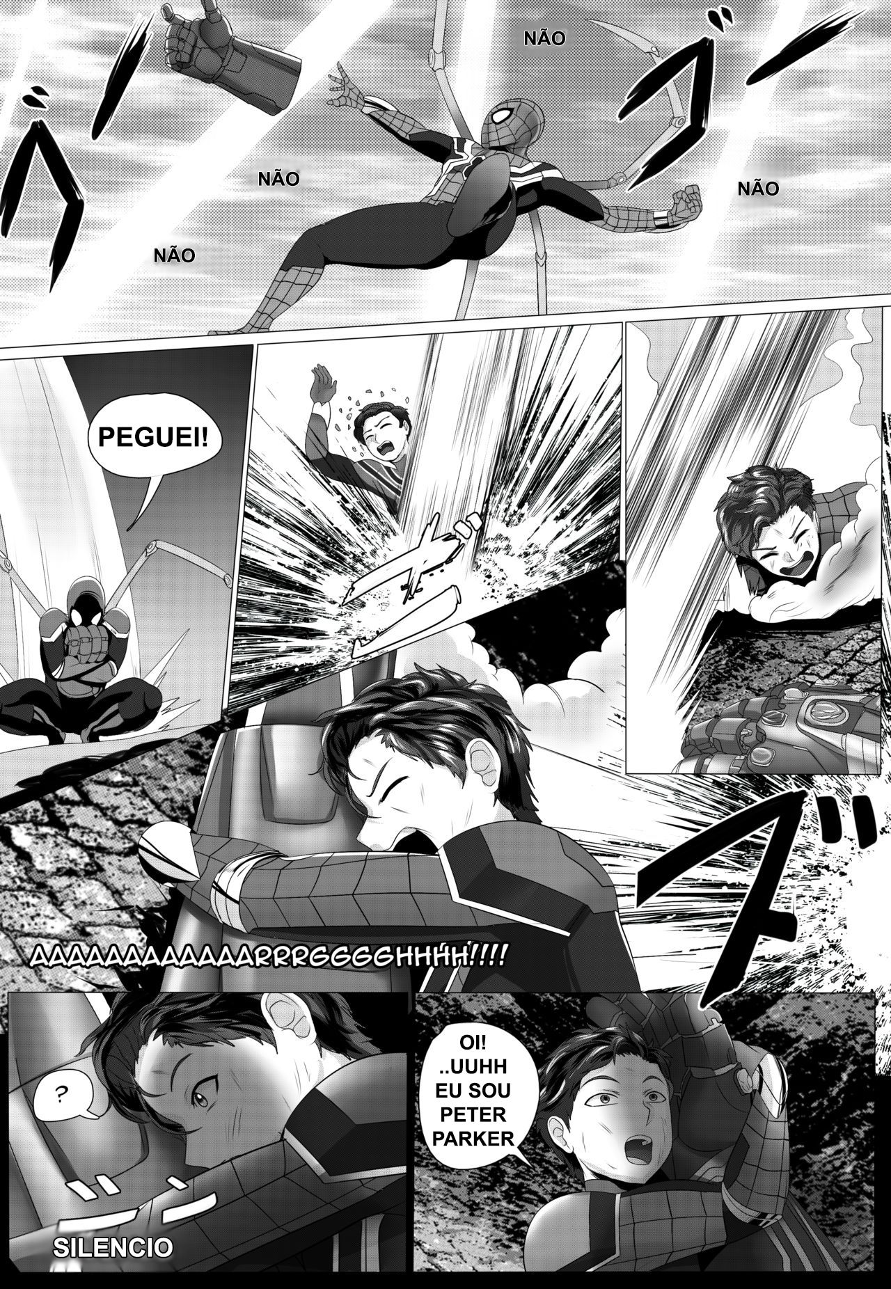 ''Tem Algo Para Mim?'' [Vingadores Ultimato] [Doujinshi] by Xkit (Traduzido por @ApenasU73517261) image number 5