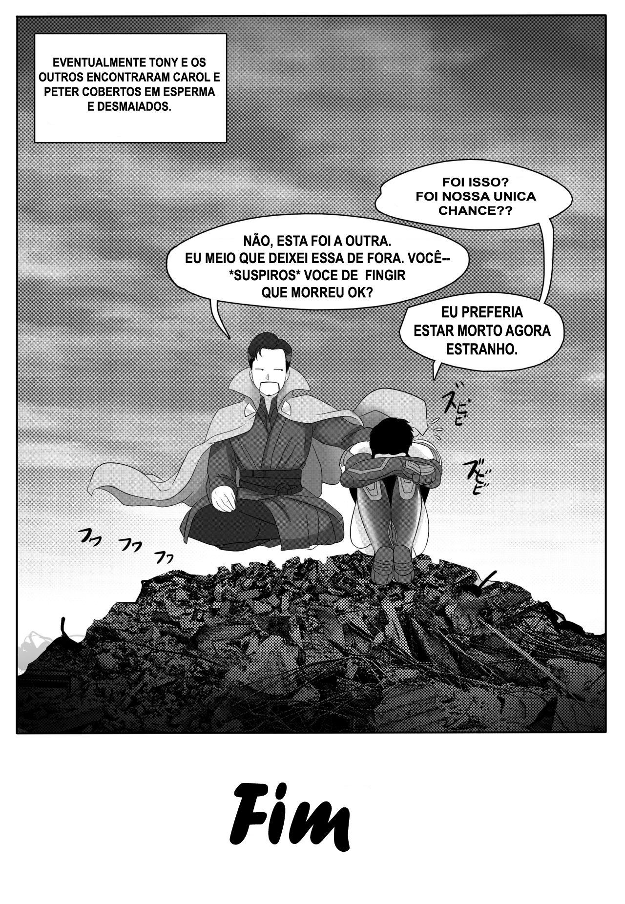 ''Tem Algo Para Mim?'' [Vingadores Ultimato] [Doujinshi] by Xkit (Traduzido por @ApenasU73517261) image number 25