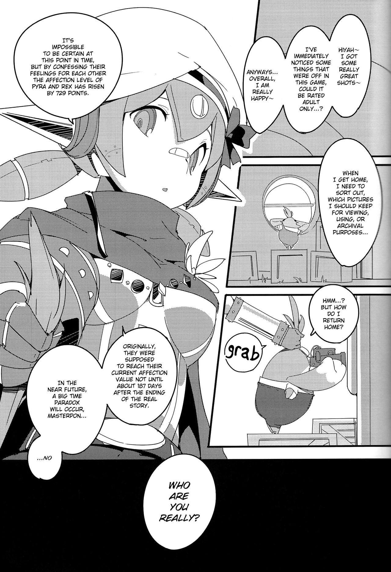 (C100) [Potato Salad (Himekuri)] Homura Homenobi (Xenoblade Chronicles 2) [English] [Saki-Kotowari] numero di immagine  28
