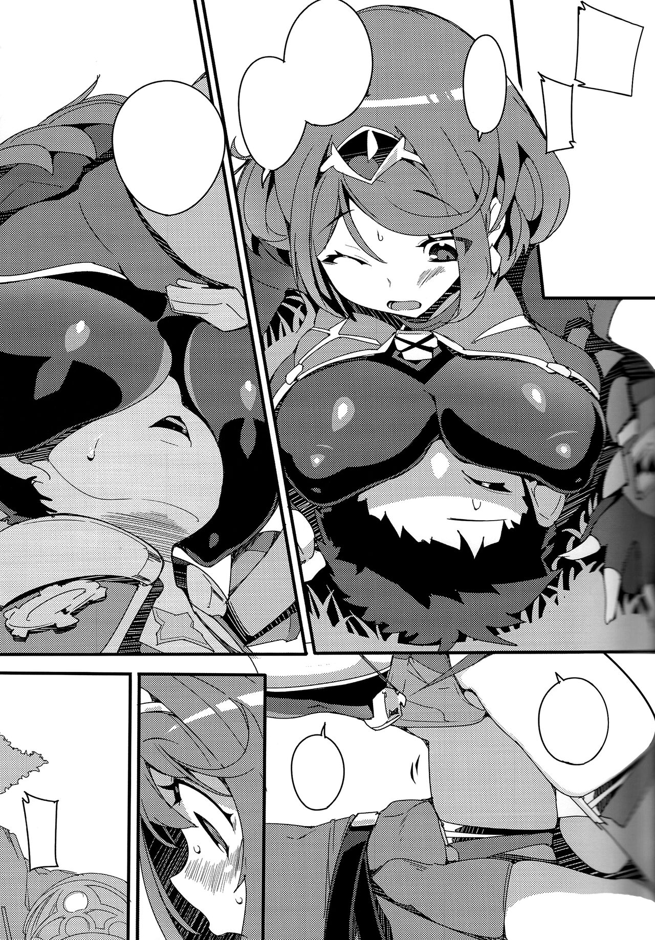 (C100) [Potato Salad (Himekuri)] Homura Homenobi (Xenoblade Chronicles 2) [Textless] numero di immagine  9