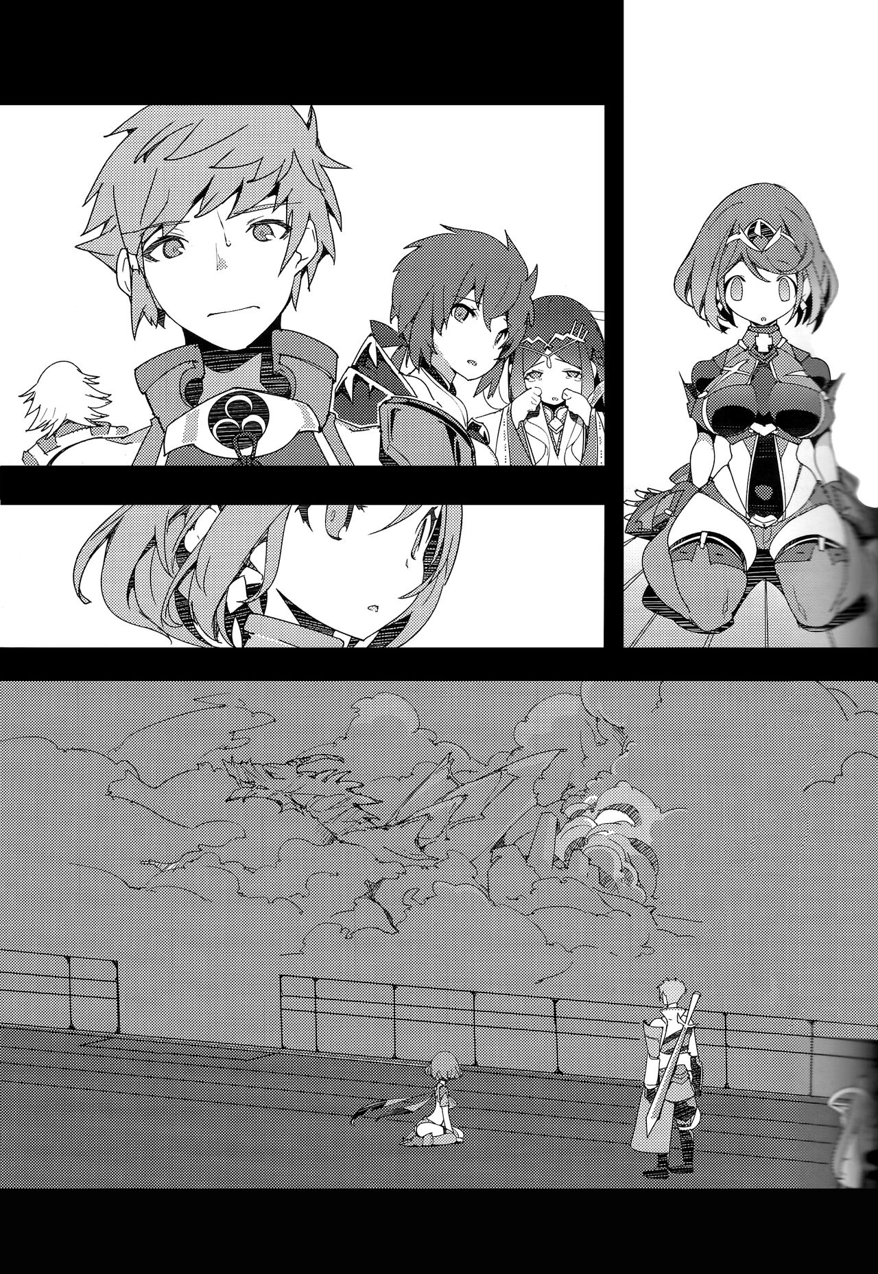 (C100) [Potato Salad (Himekuri)] Homura Homenobi (Xenoblade Chronicles 2) [Textless] numero di immagine  13