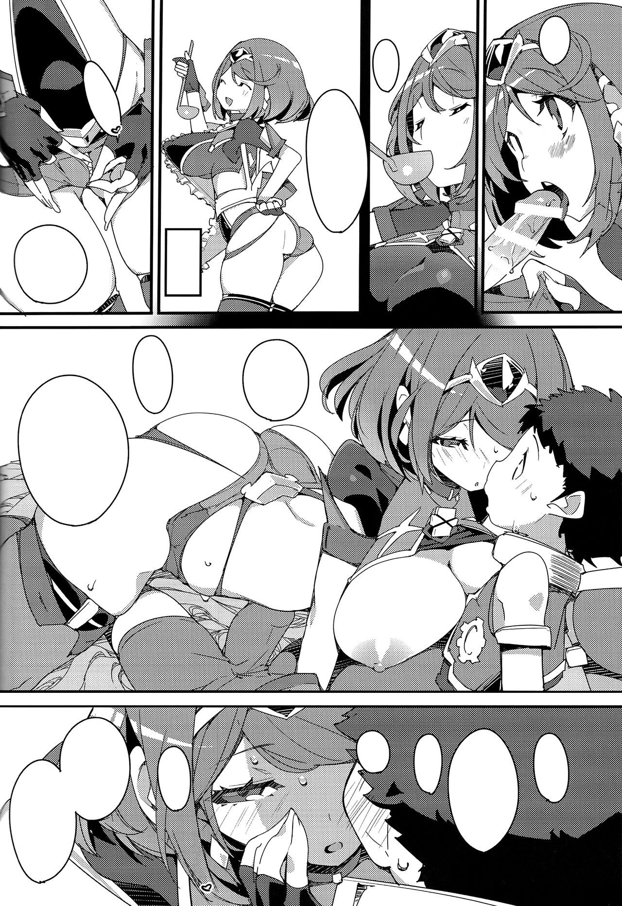 (C100) [Potato Salad (Himekuri)] Homura Homenobi (Xenoblade Chronicles 2) [Textless] numero di immagine  16