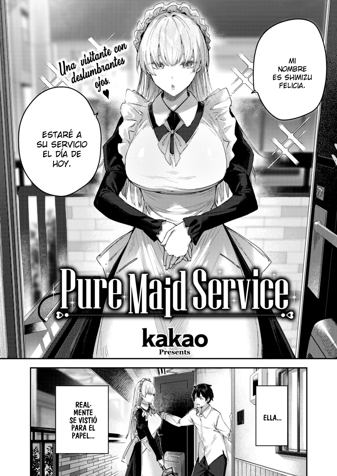 [kakao] Pure Maid Service (COMIC Kairakuten BEAST 2022-04) [Spanish] [Muslos no Sekai] [Digital] numero di immagine  2