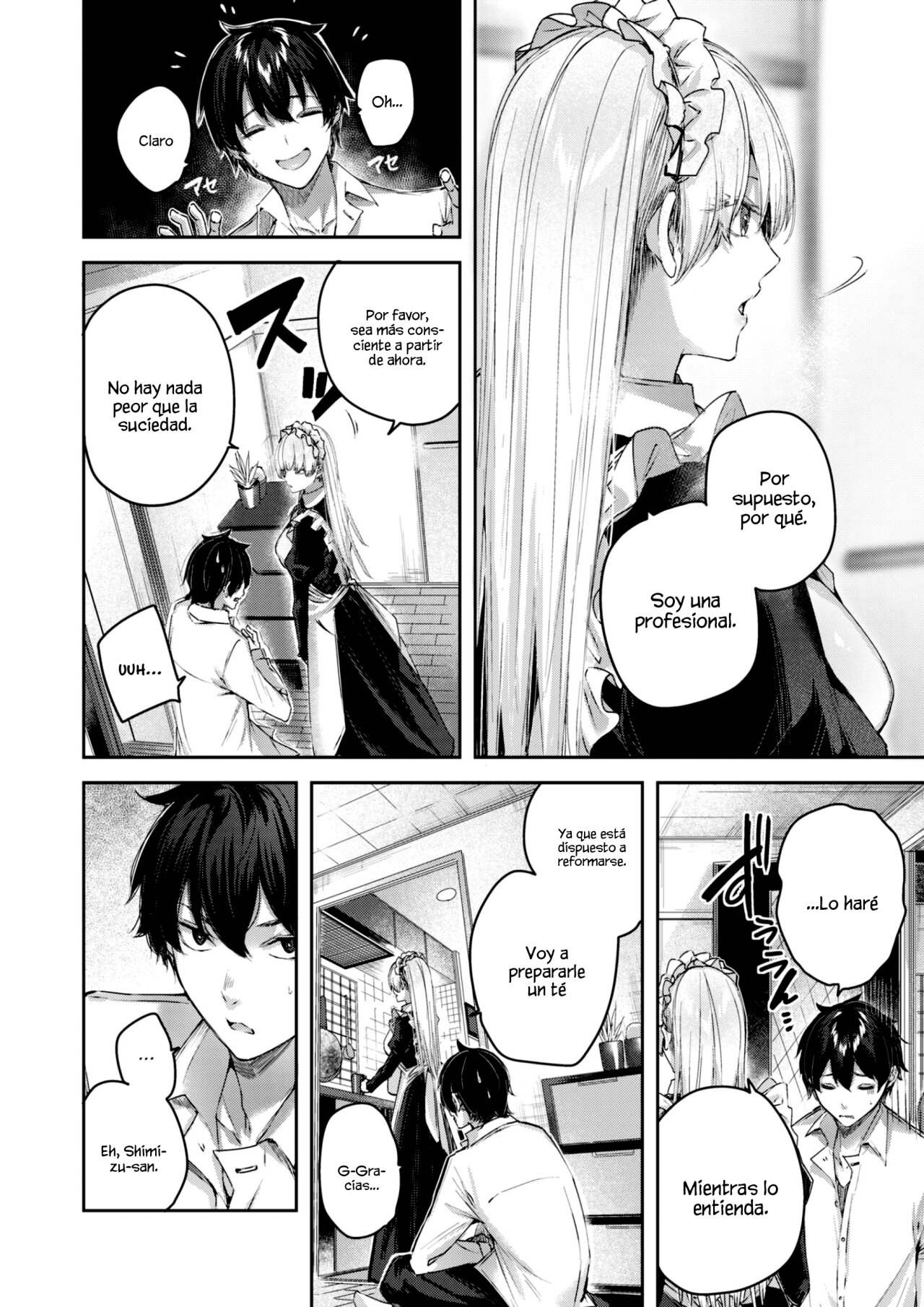 [kakao] Pure Maid Service (COMIC Kairakuten BEAST 2022-04) [Spanish] [Muslos no Sekai] [Digital] numero di immagine  6