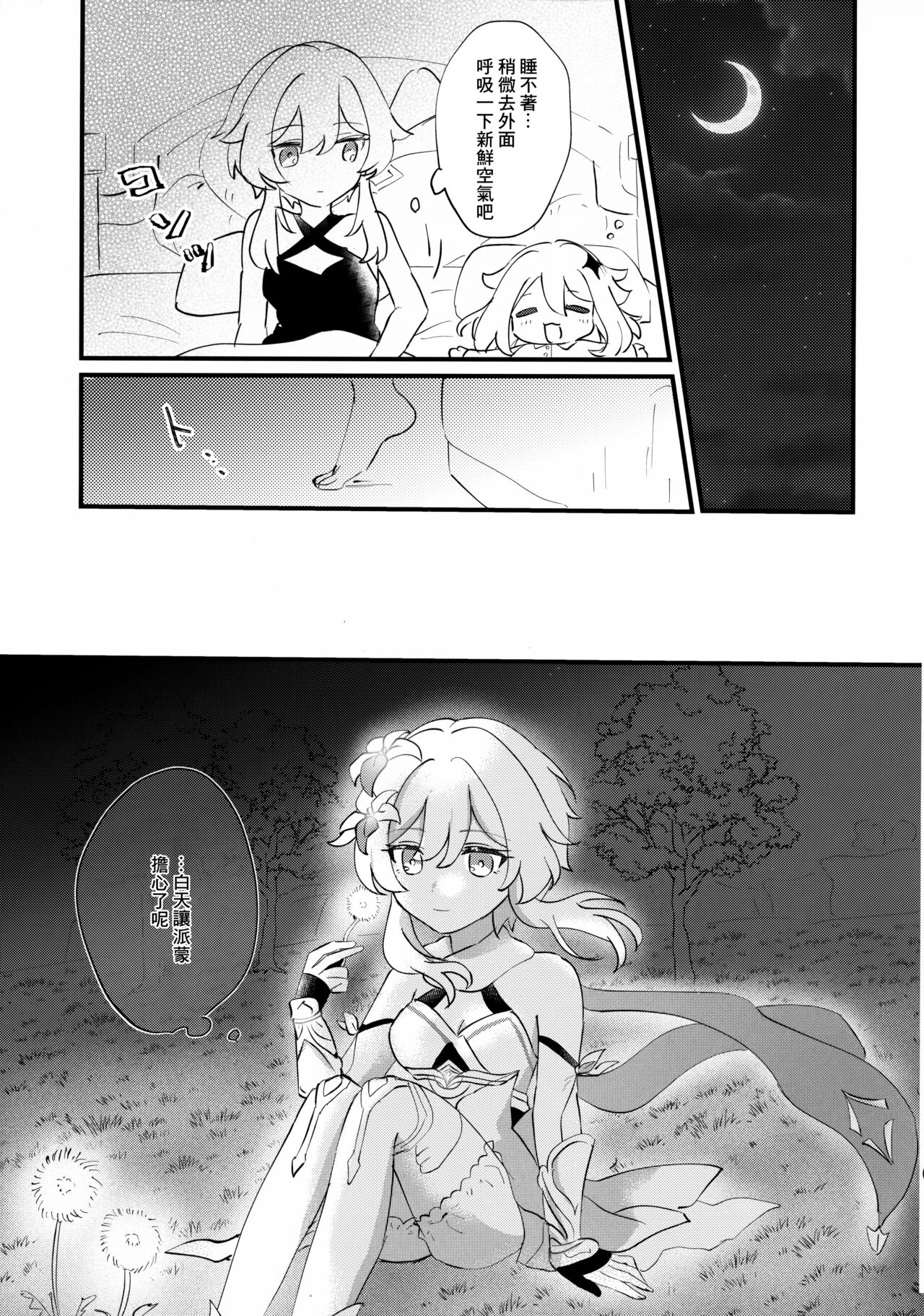 (Kami no Eichi 4) [Cotton Candy (Wataame)] Yumeji yori Kaerite (Genshin Impact) [Chinese] image number 6