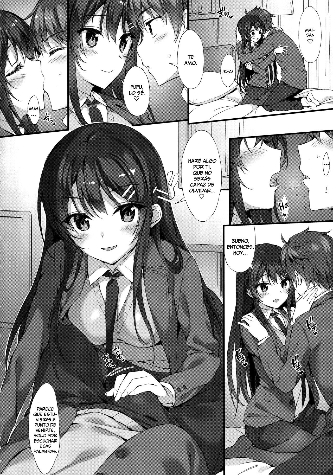 (C95) [P:P (Oryou)] Mai Senpai to Ichatsukitai (Seishun Buta Yarou wa Bunny Girl Senpai no Yume o Minai) [Spanish] Bildnummer 4