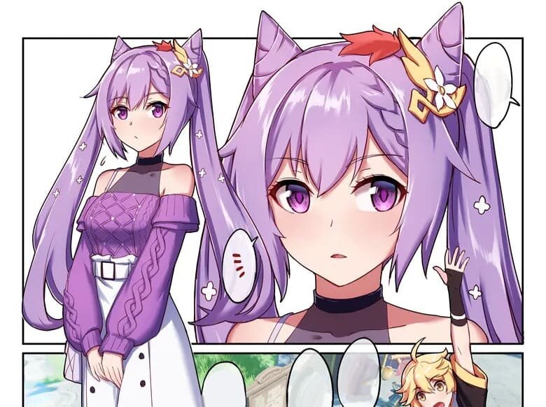 [Longbow Flintlock] Keqing's Date With The Traveler | La cita de Keching con el viajero (Genshin Impact) [Spanish] 이미지 번호 1