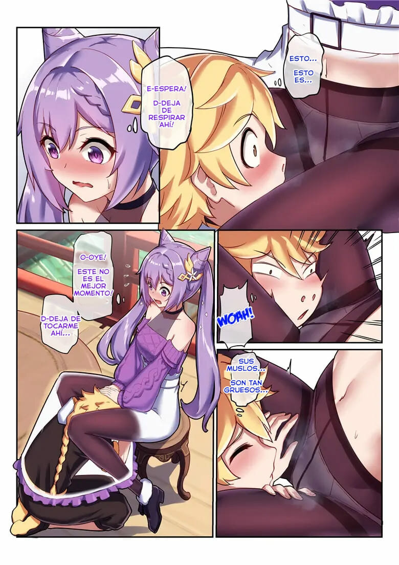 [Longbow Flintlock] Keqing's Date With The Traveler | La cita de Keching con el viajero (Genshin Impact) [Spanish] 이미지 번호 6