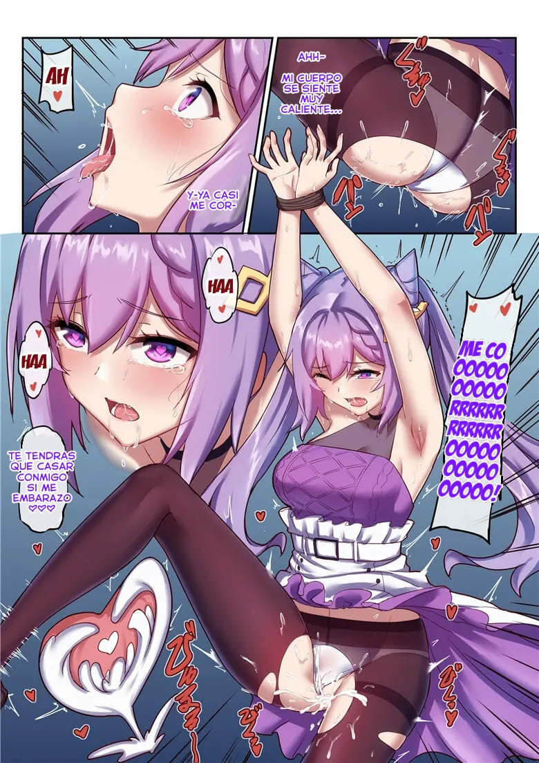 [Longbow Flintlock] Keqing's Date With The Traveler | La cita de Keching con el viajero (Genshin Impact) [Spanish] 이미지 번호 23