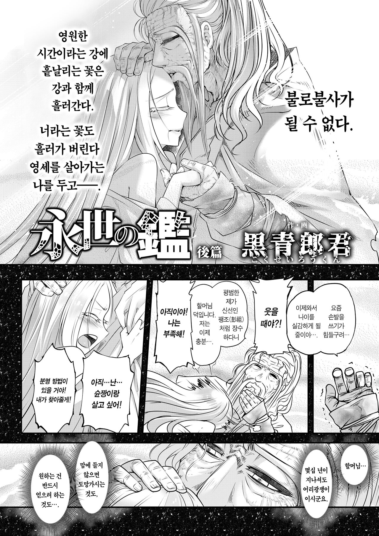 [Heiqing Langjun] Eisei no Kagami Kouhen  영세의 감 후편 (Towako 13) [Korean] [Digital] 이미지 번호 2